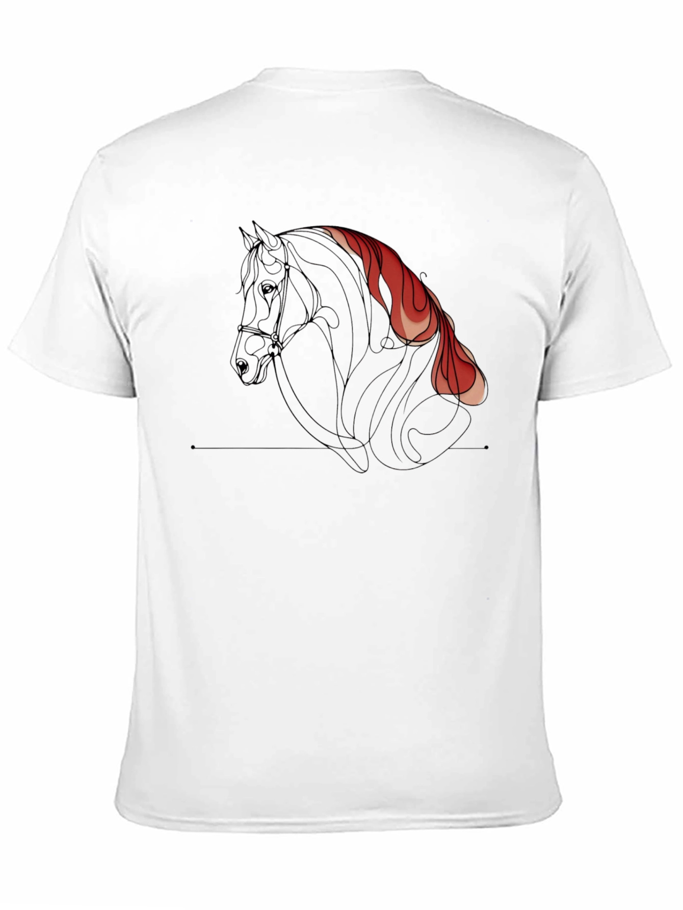 Black Black Horse Graphic Tee - Stylish Men's T-Shirt view 11