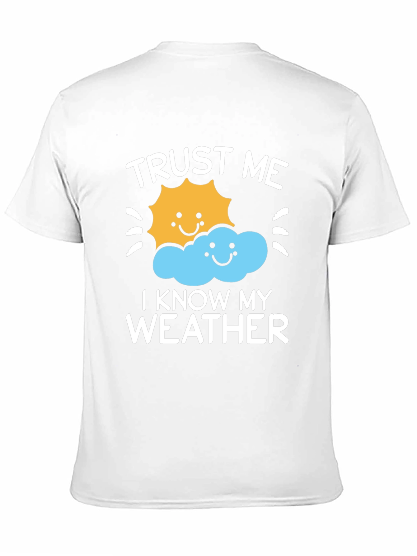 Black Trust Me, I Know My Weather Graphic Tee view 11