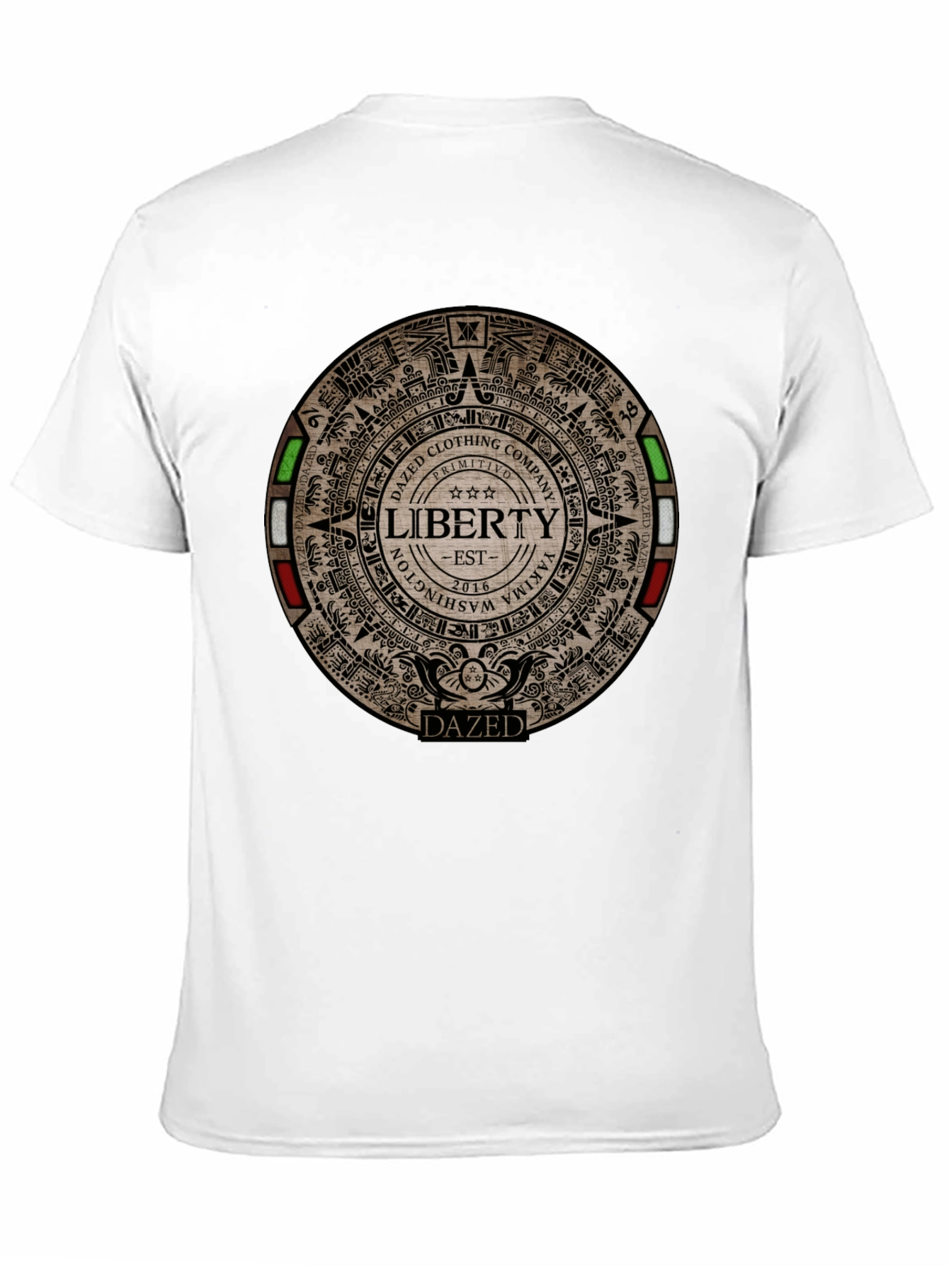 Black Dazed Clothing Liberty Aztec Graphic T-Shirt view 11