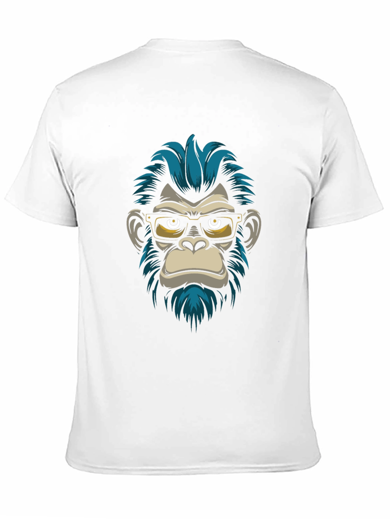 Black Cool Monkey Graphic T-Shirt - Black view 11