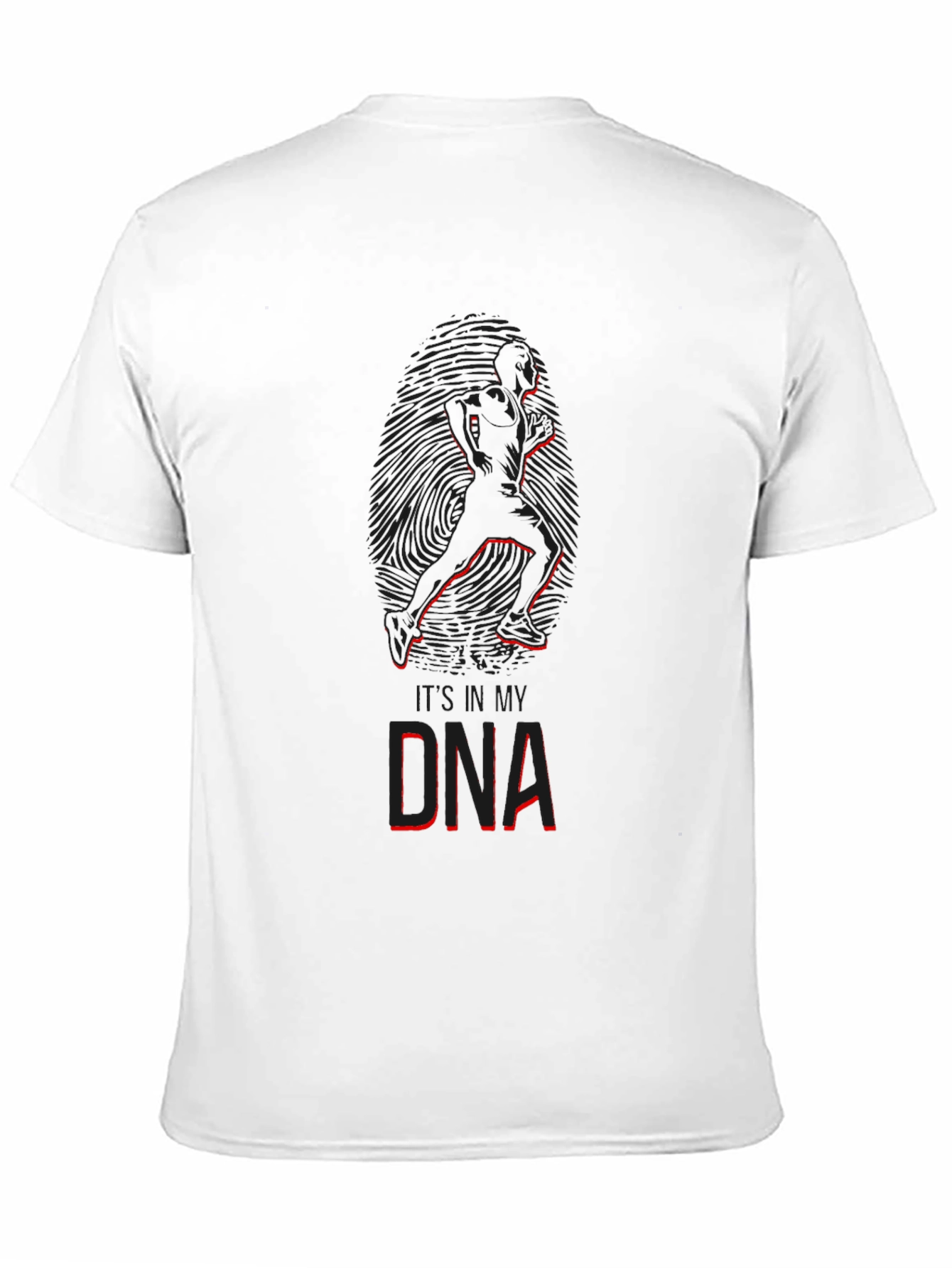 Black DNA Graphic Print Tee - Stylish Casual Wear view 11