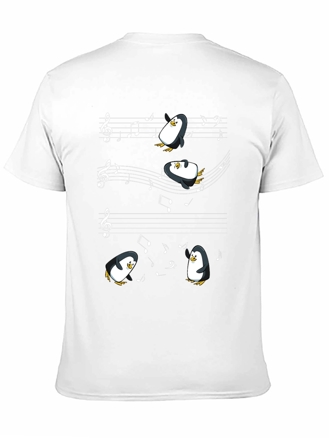 Black Musical Penguins T-Shirt view 11