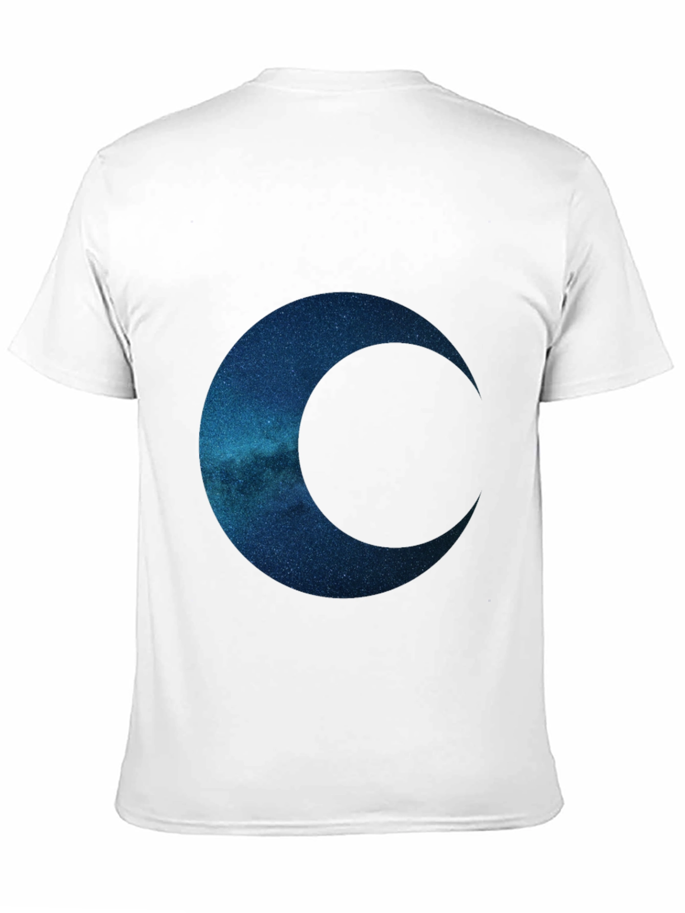 Black Celestial Crescent Graphic Tee - Premium Comfort view 11