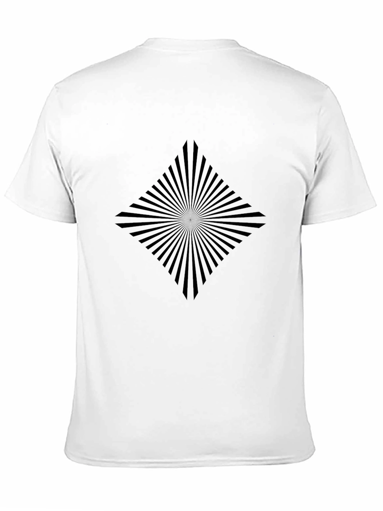 Black Men's Black Diamond Ray Graphic Tee - Casual Style view 11