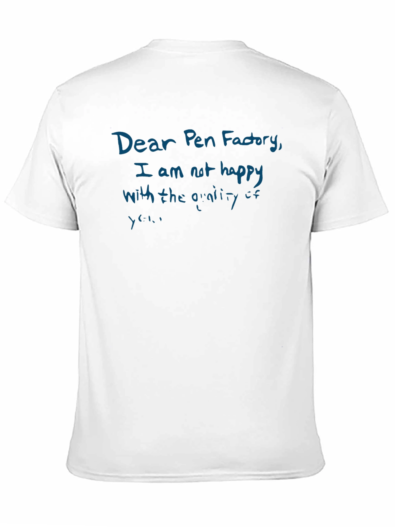 Black Dear Pen Factory Funny Sarcastic T-Shirt view 11