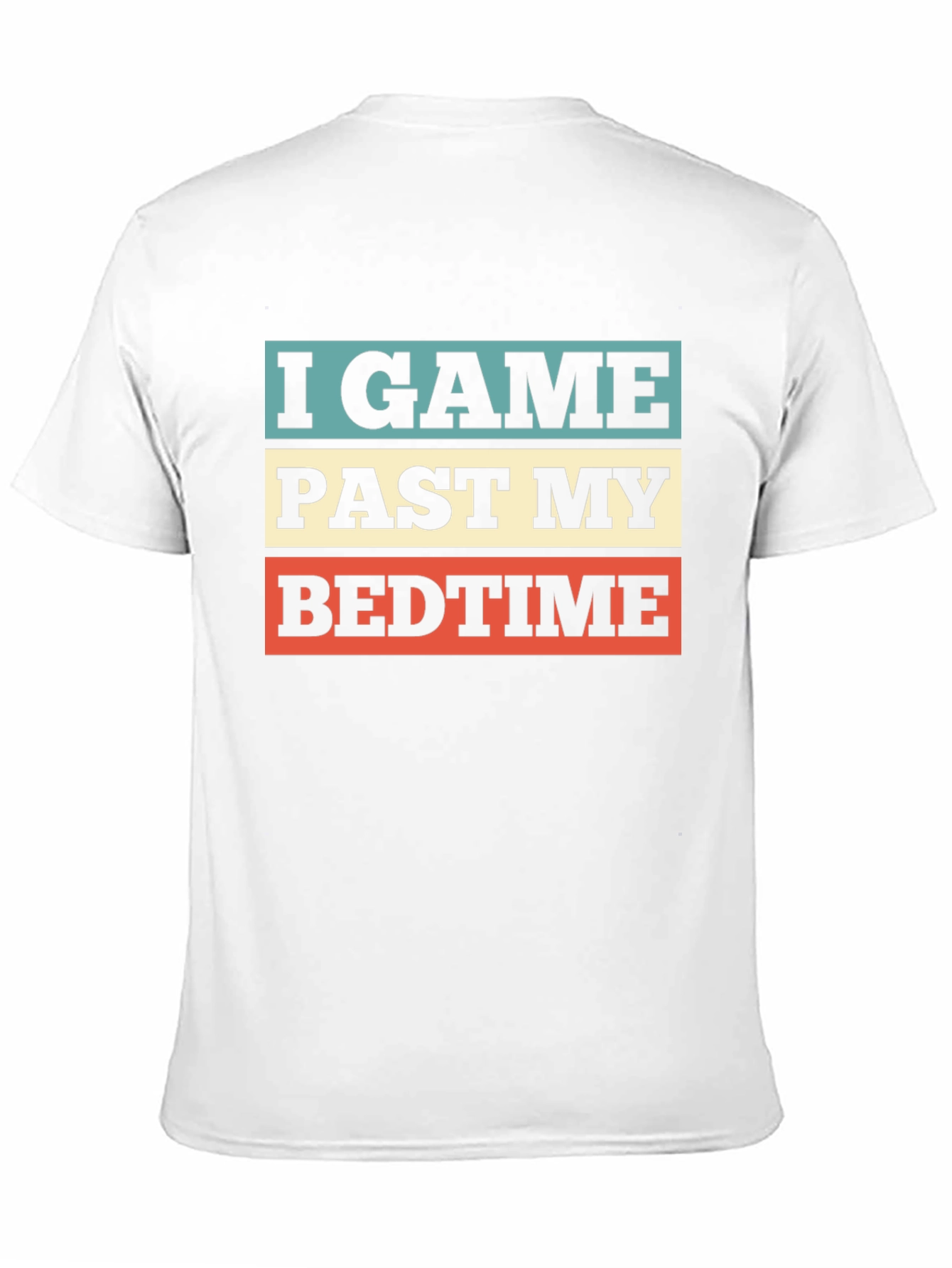 Black I GAME PAST MY BEDTIME Graphic T-Shirt view 11