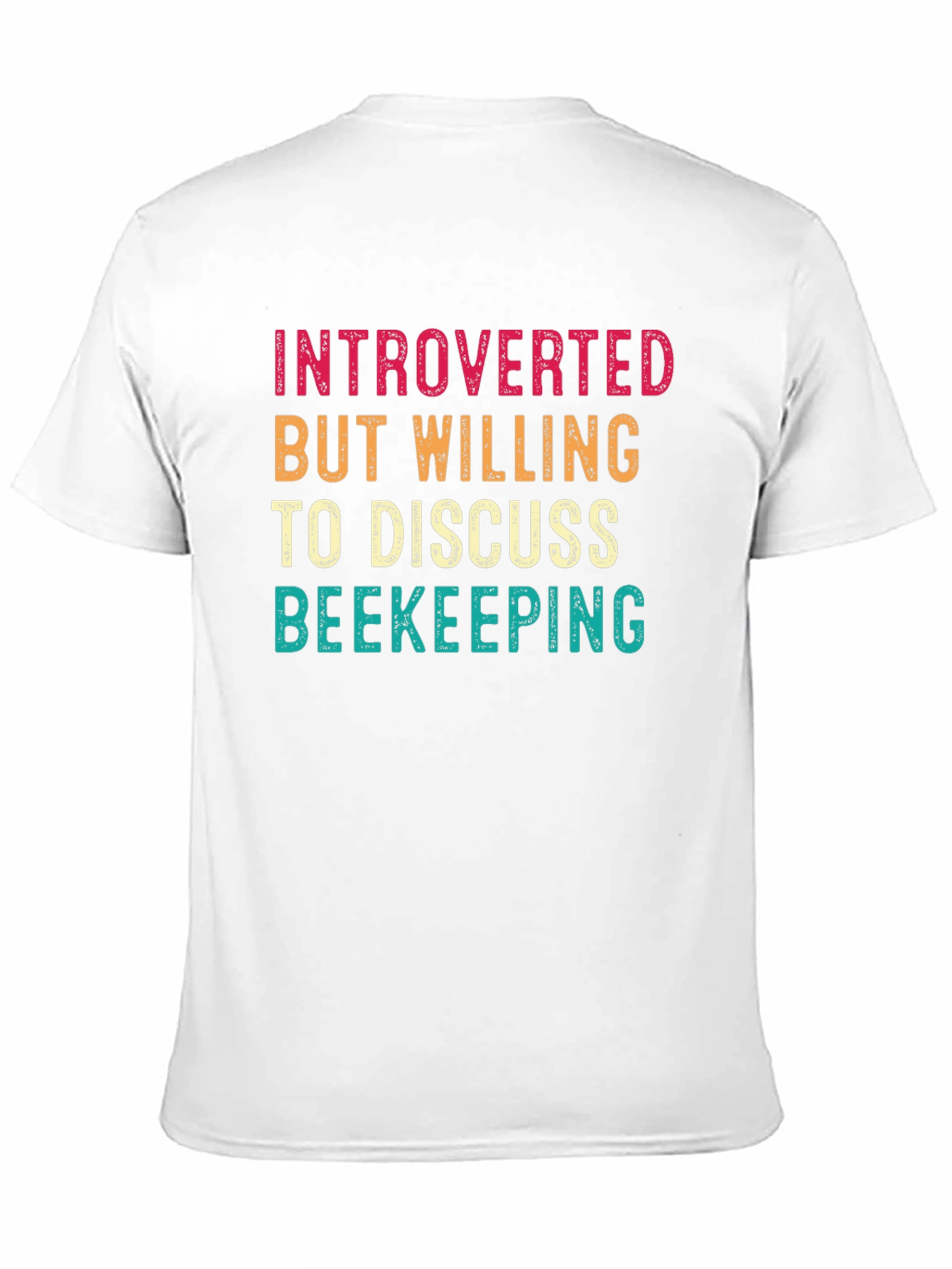 Black Introverted Beekeeping T-Shirt view 11