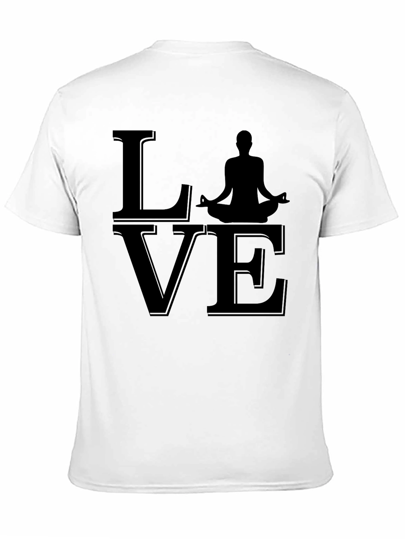 Black Yoga Love T-Shirt view 11