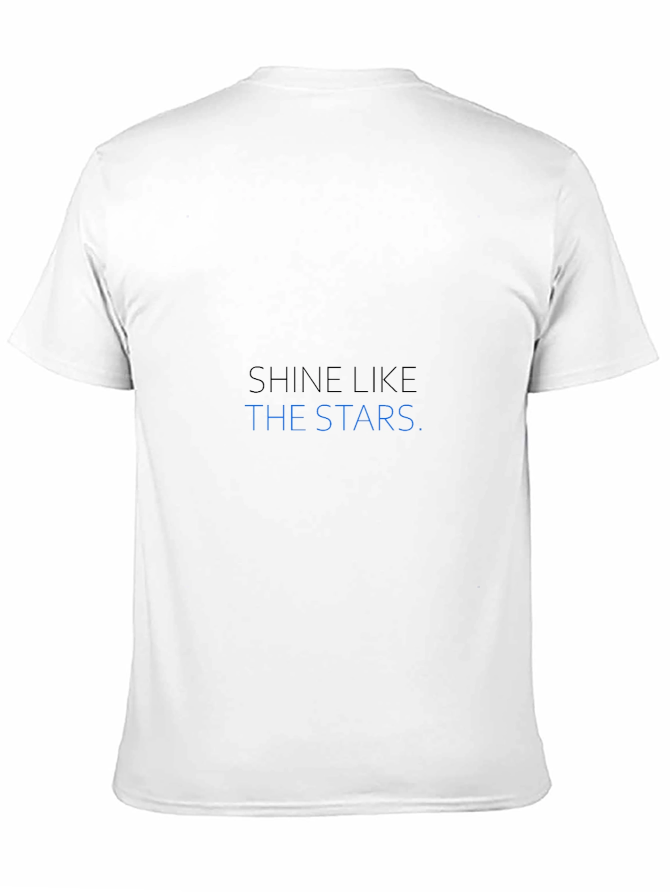 Black Shine Like The Stars Black Graphic T-Shirt view 11