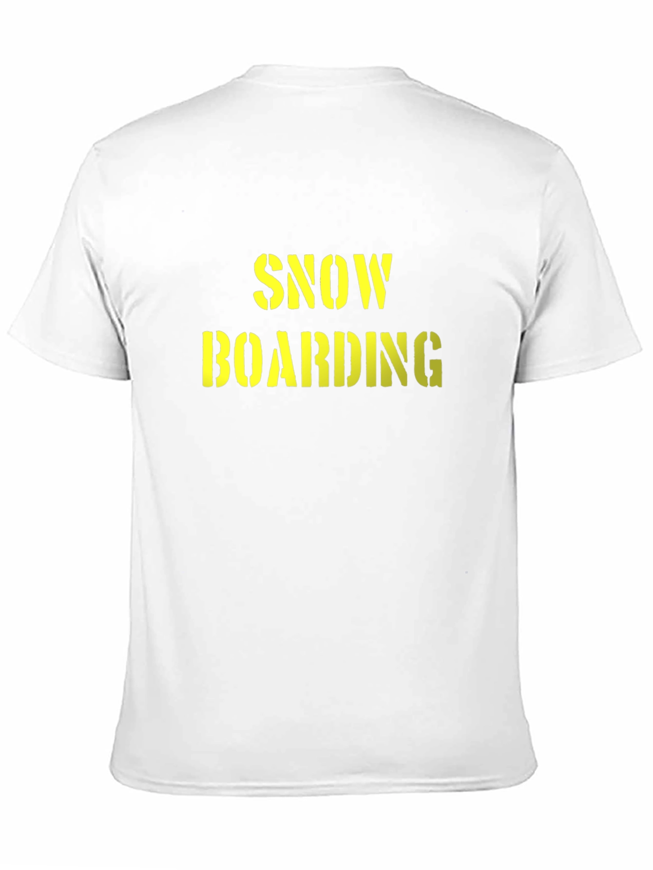 Black Snowboarding Graphic T-Shirt - Black view 11