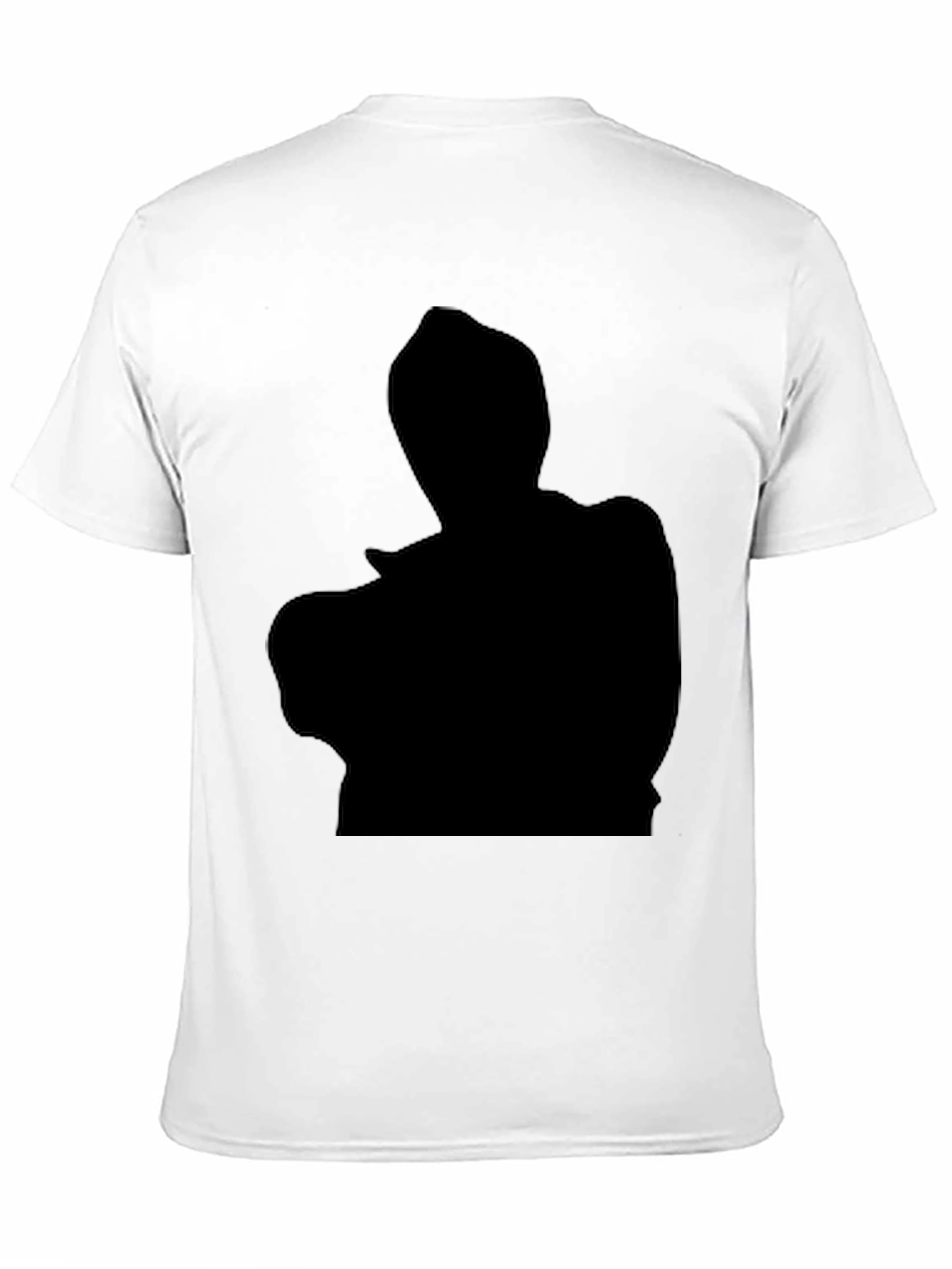 Black Black Silhouette Graphic Tee - Men's Casual T-Shirt view 11