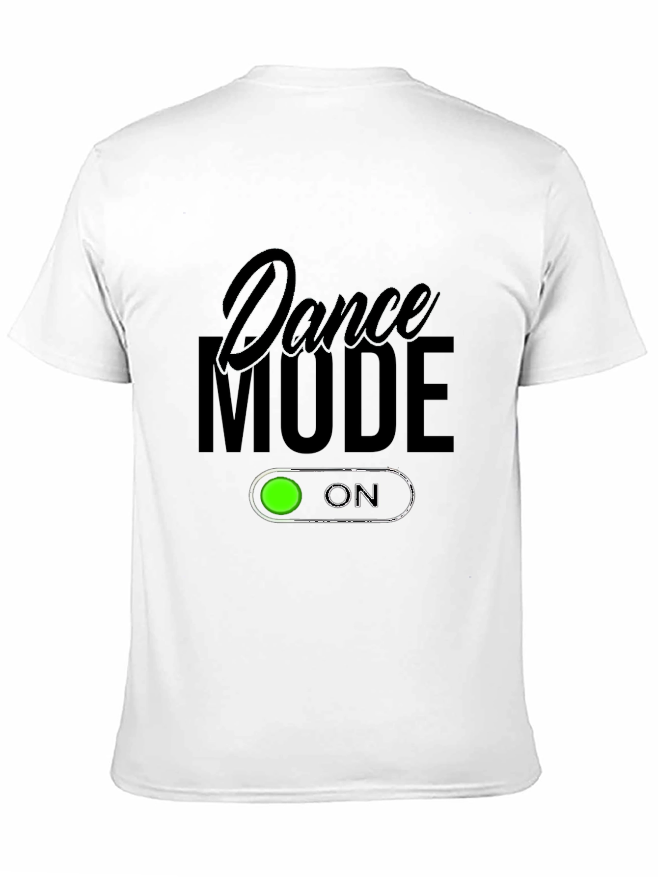 Black Dance Mode On Black T-Shirt view 11