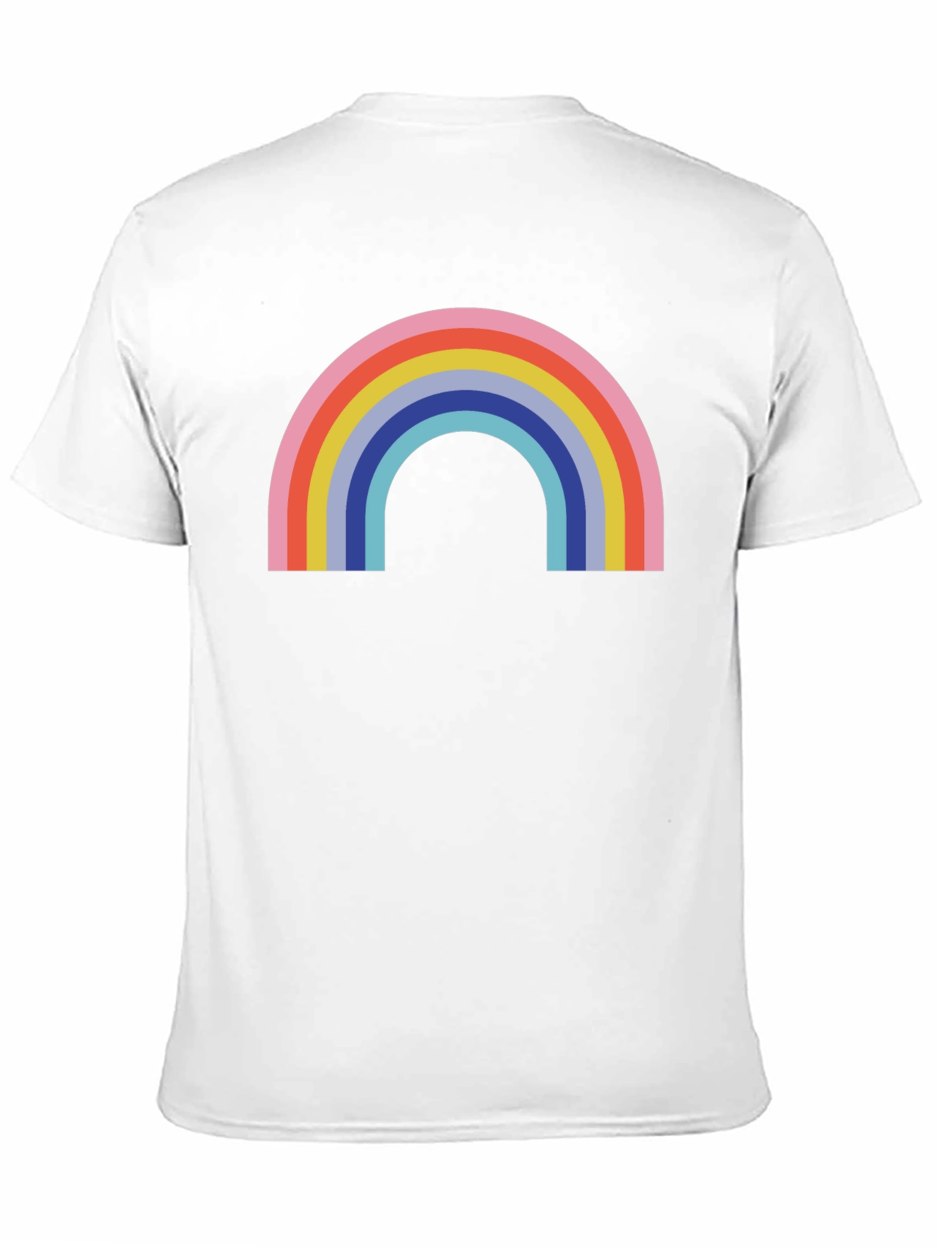 Black Retro Rainbow Graphic Tee - Classic Comfort view 11
