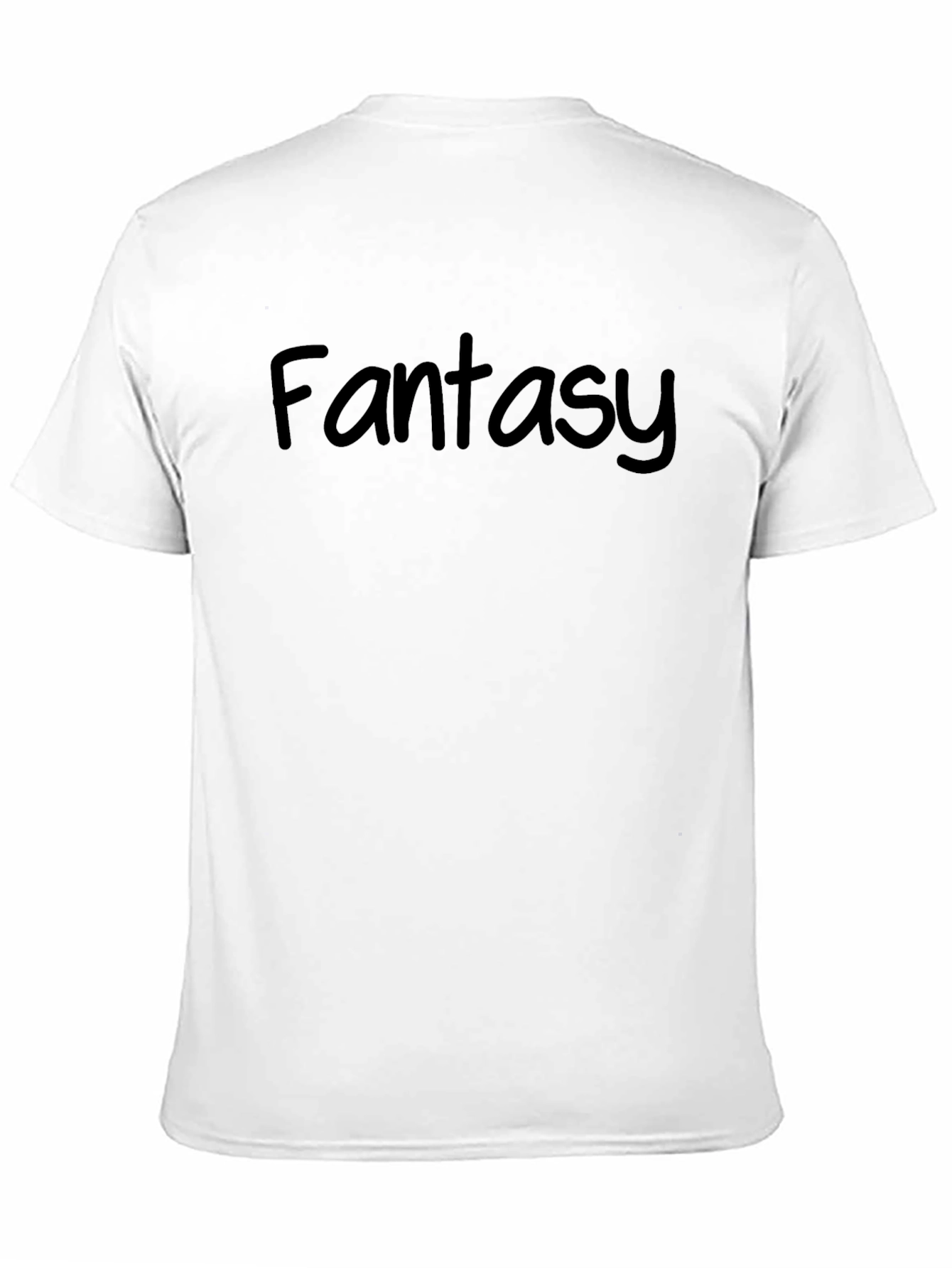 Black Fantasy T-Shirt: Classic Crew Neck view 11