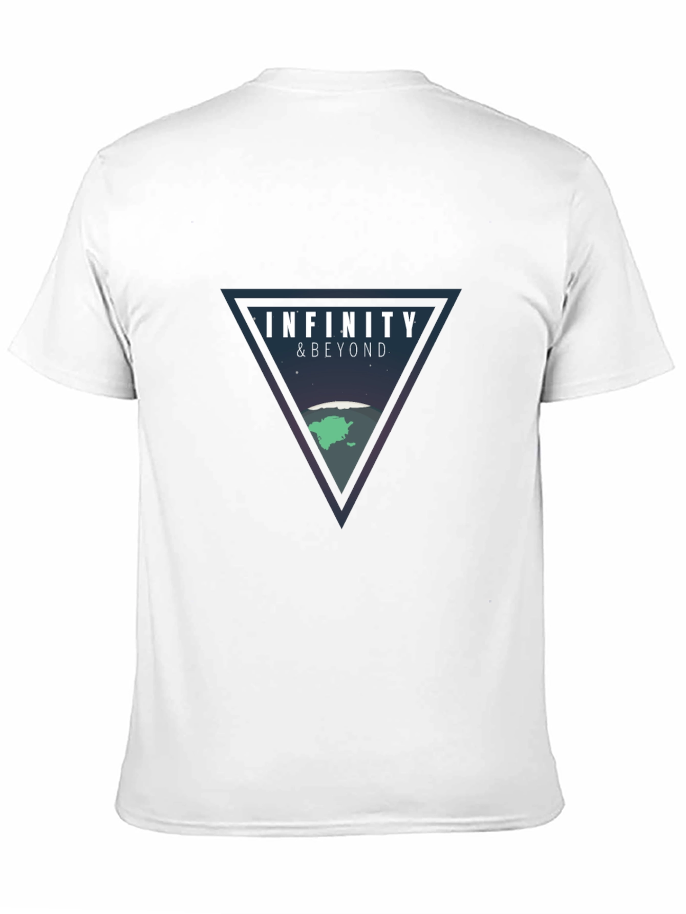 Black Infinity & Beyond Graphic Tee - Black Cotton Blend view 11