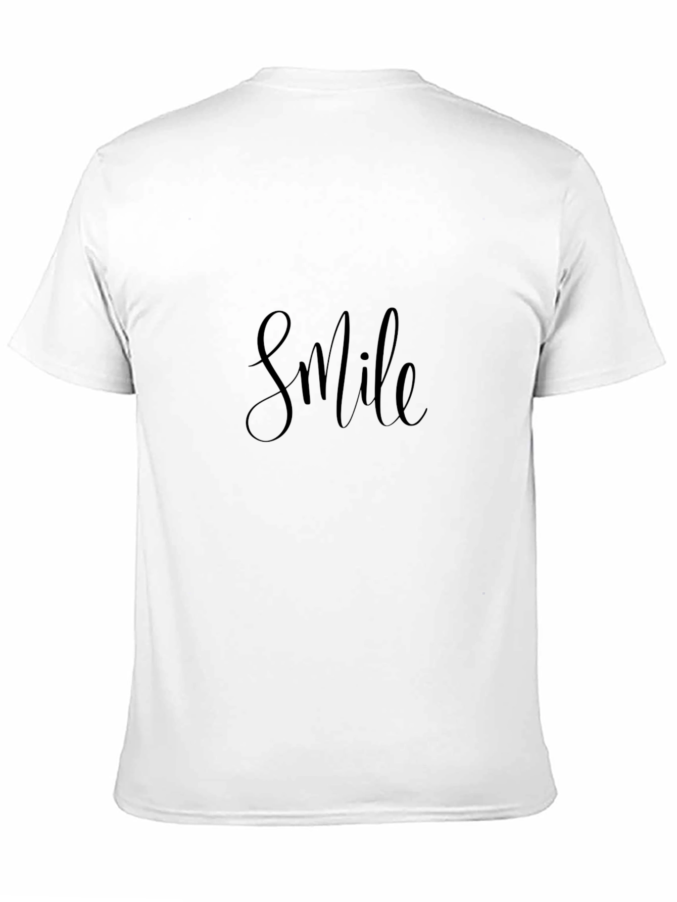 Black Smile Graphic Black T-Shirt - Casual Comfort view 11