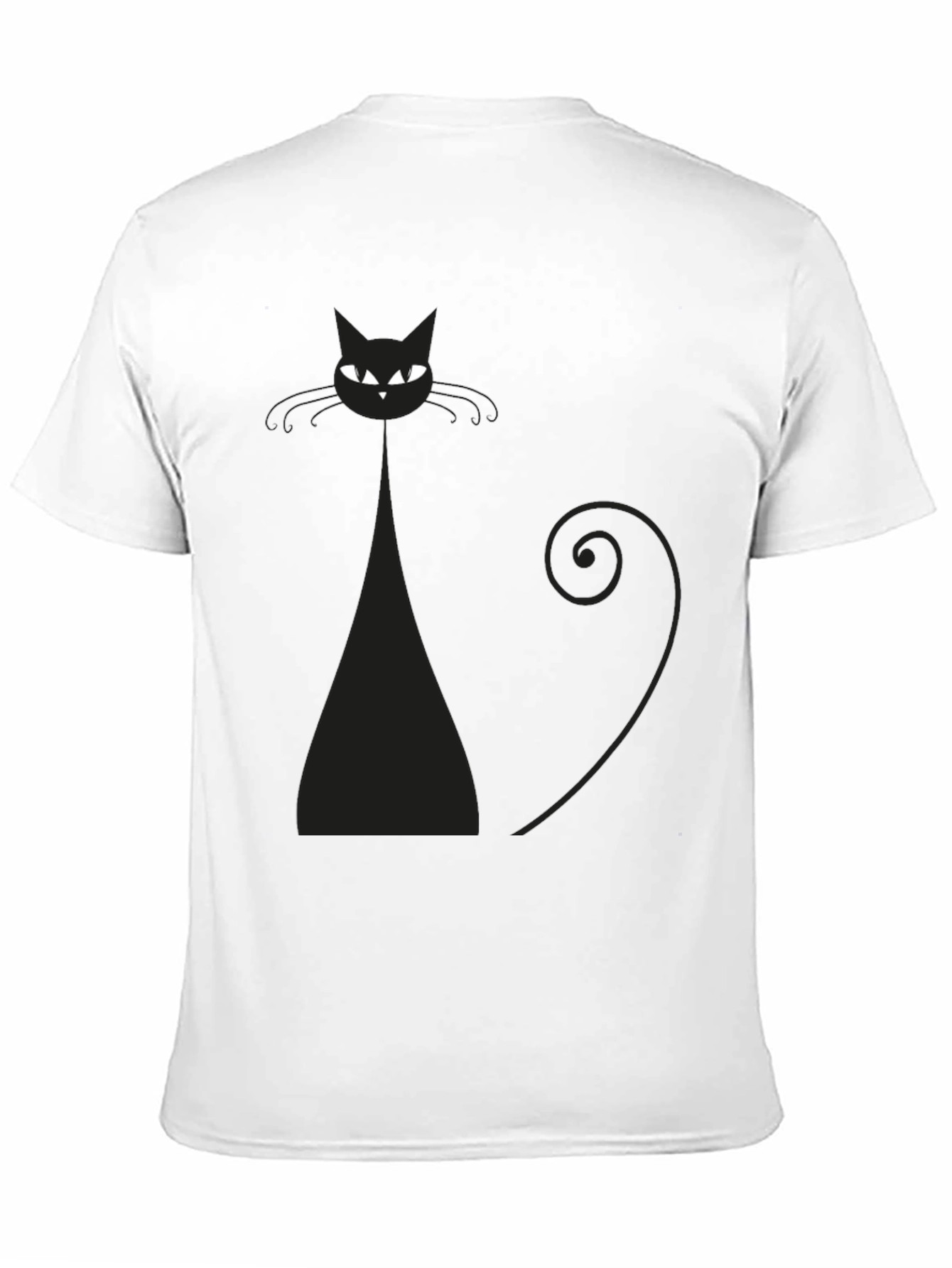 Black Cat Graphic Tee - Stylish Men's T-Shirt - 11