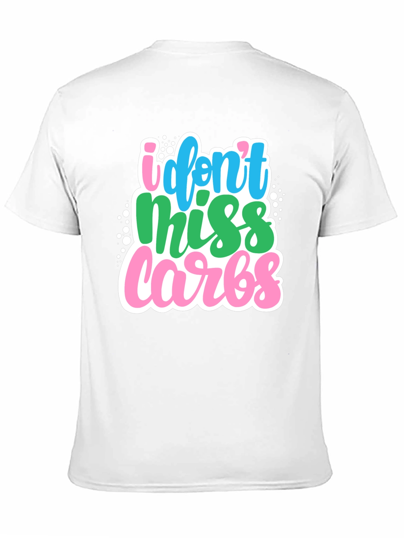 Black I Don't Miss Carbs Graphic Tee view 11