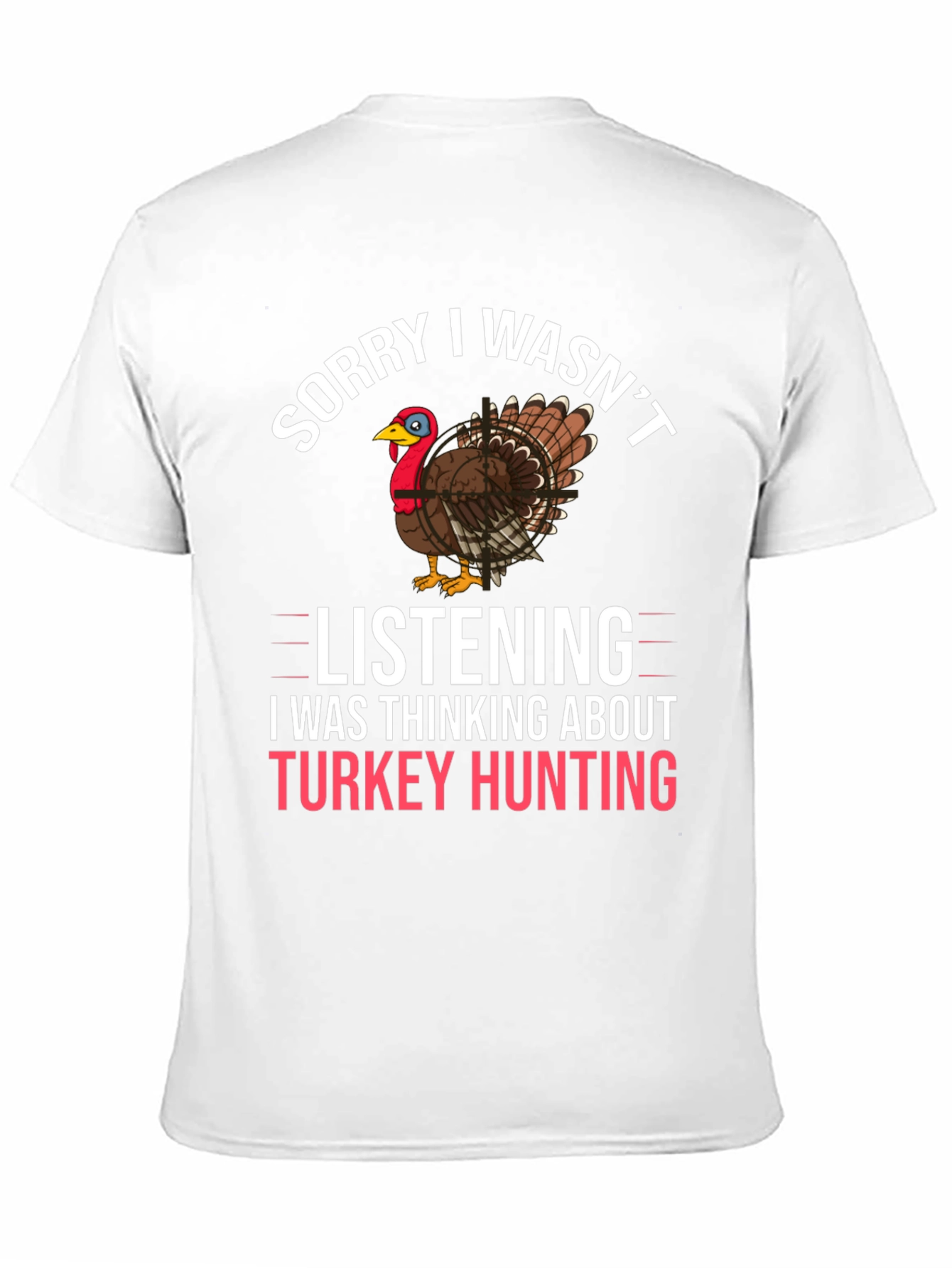 Black Turkey Hunting Graphic T-Shirt view 11