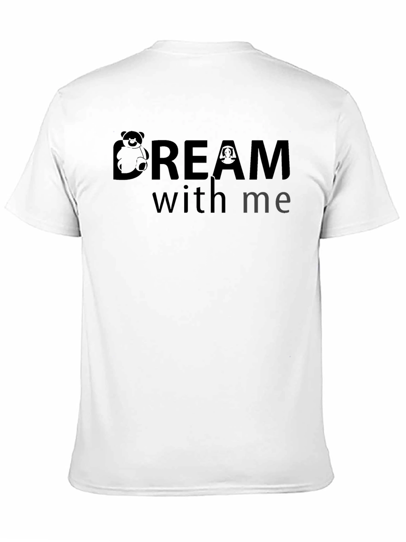 Black Dream With Me Graphic T-Shirt - Soft Cotton Blend view 11