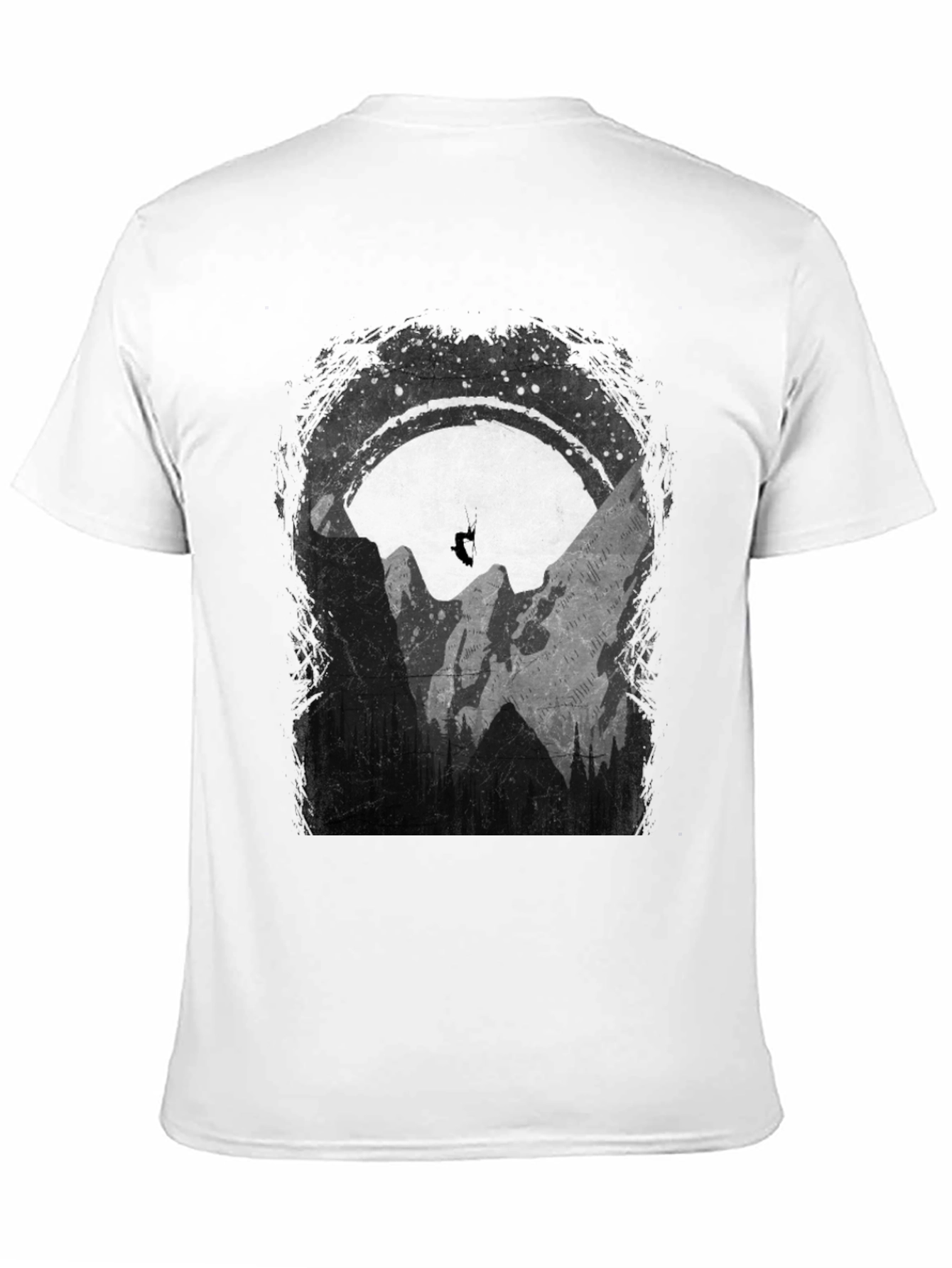 Black Mountain Paragliding Graphic T-Shirt - Adventure Ready! view 11