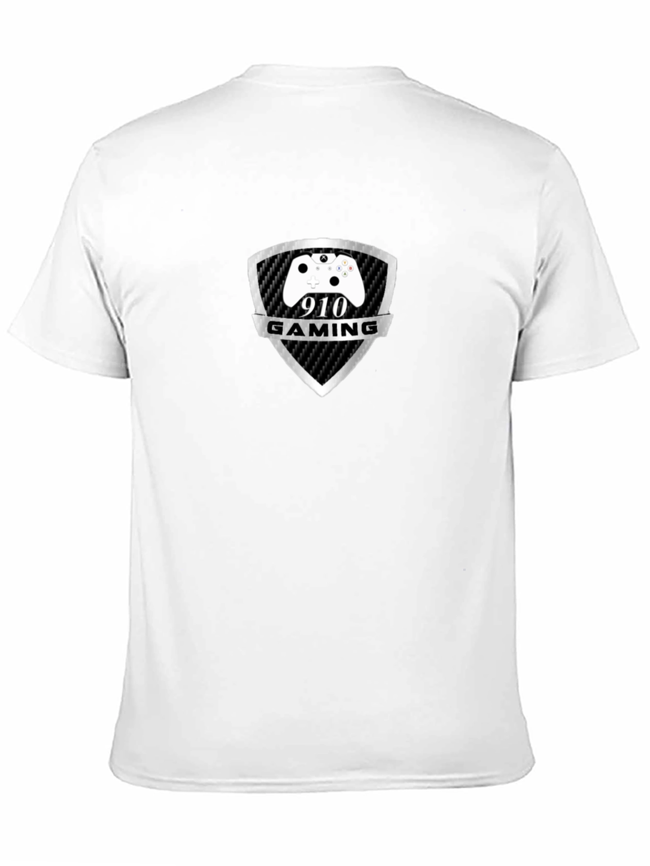 Black 910 Gaming T-Shirt - Black Cotton Gamer Tee view 11