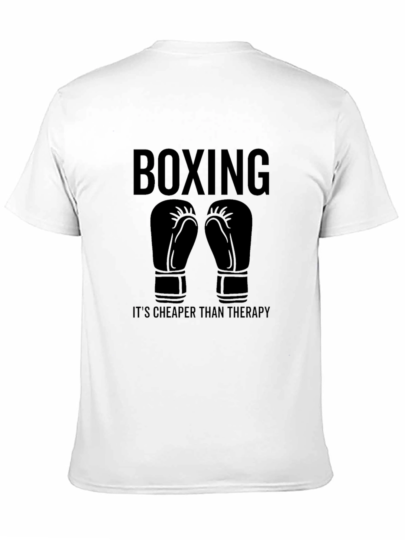 Black Boxing Therapy T-Shirt - Black view 11