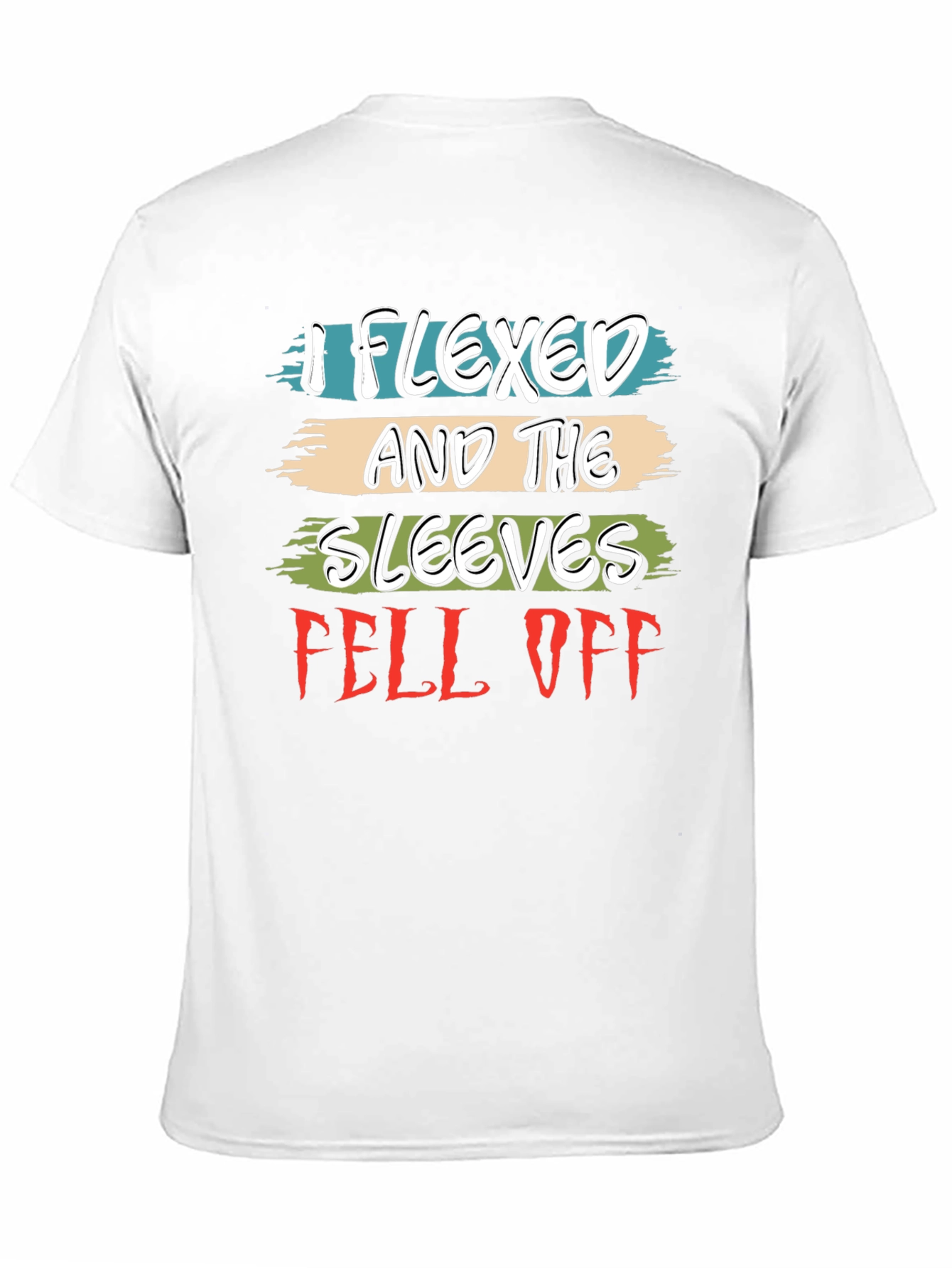 Black Flexed Sleeves Fell Off Graphic Tee view 11