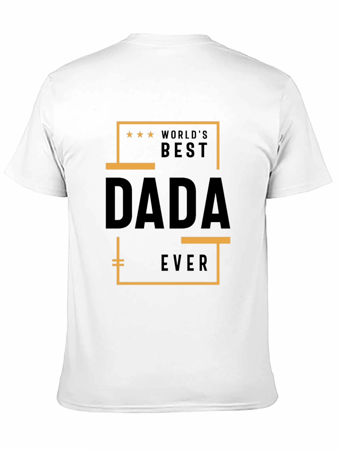 Black World's Best Dada Ever T-Shirt view 11