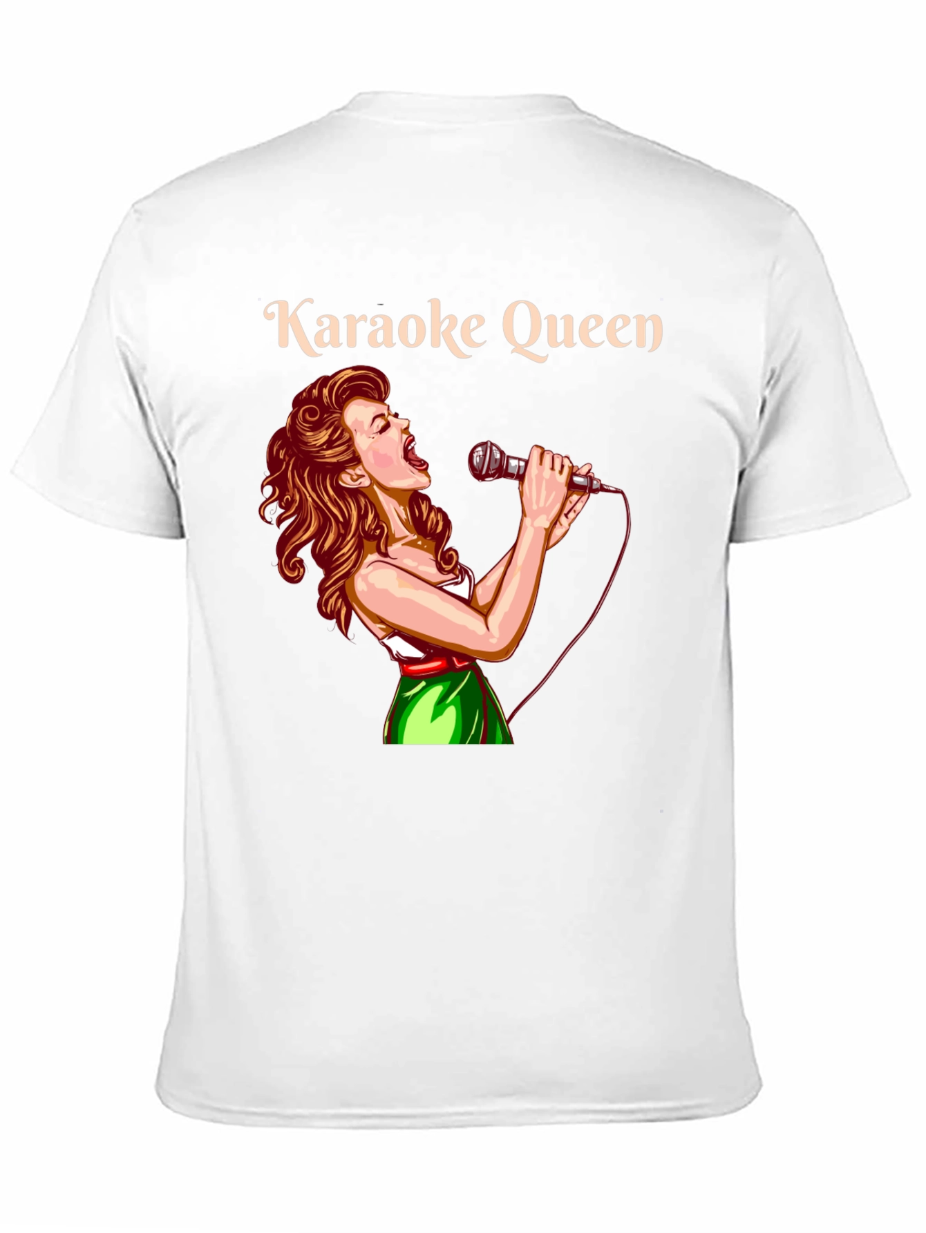 Black Karaoke Queen Graphic T-Shirt view 11