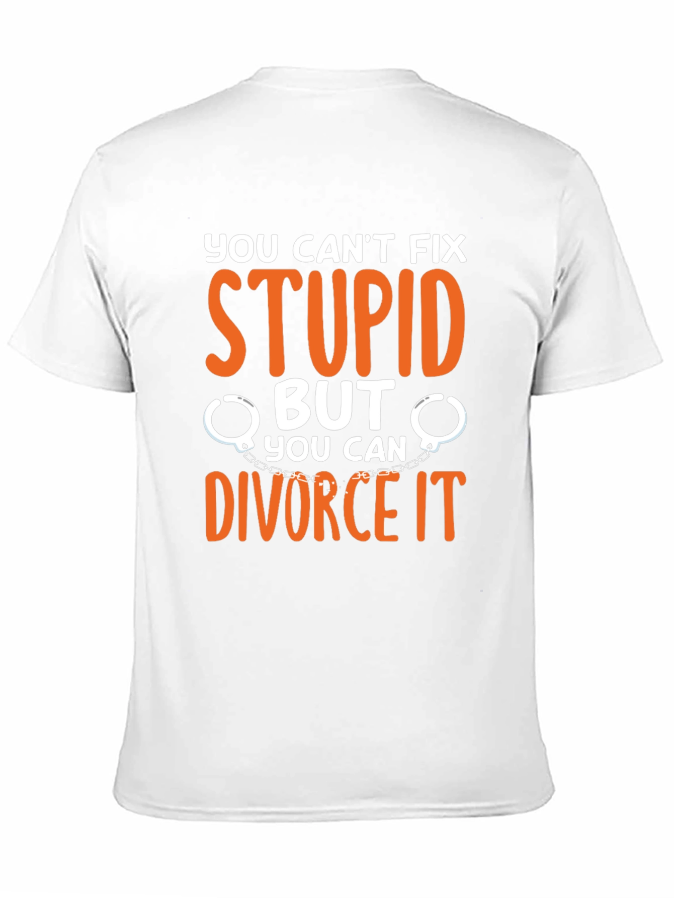 Black Divorce It T-Shirt view 11