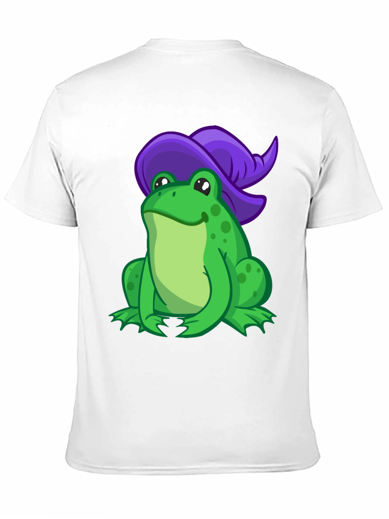 Black Frog Wizard Graphic Tee - Black Cotton T-Shirt view 11