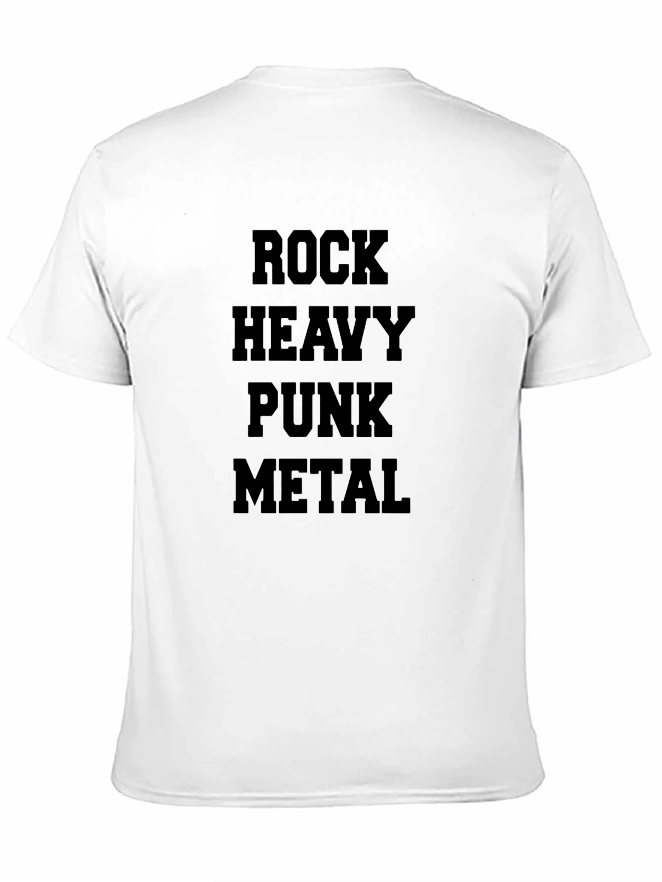 Black Rock Heavy Punk Metal Black T-Shirt view 11