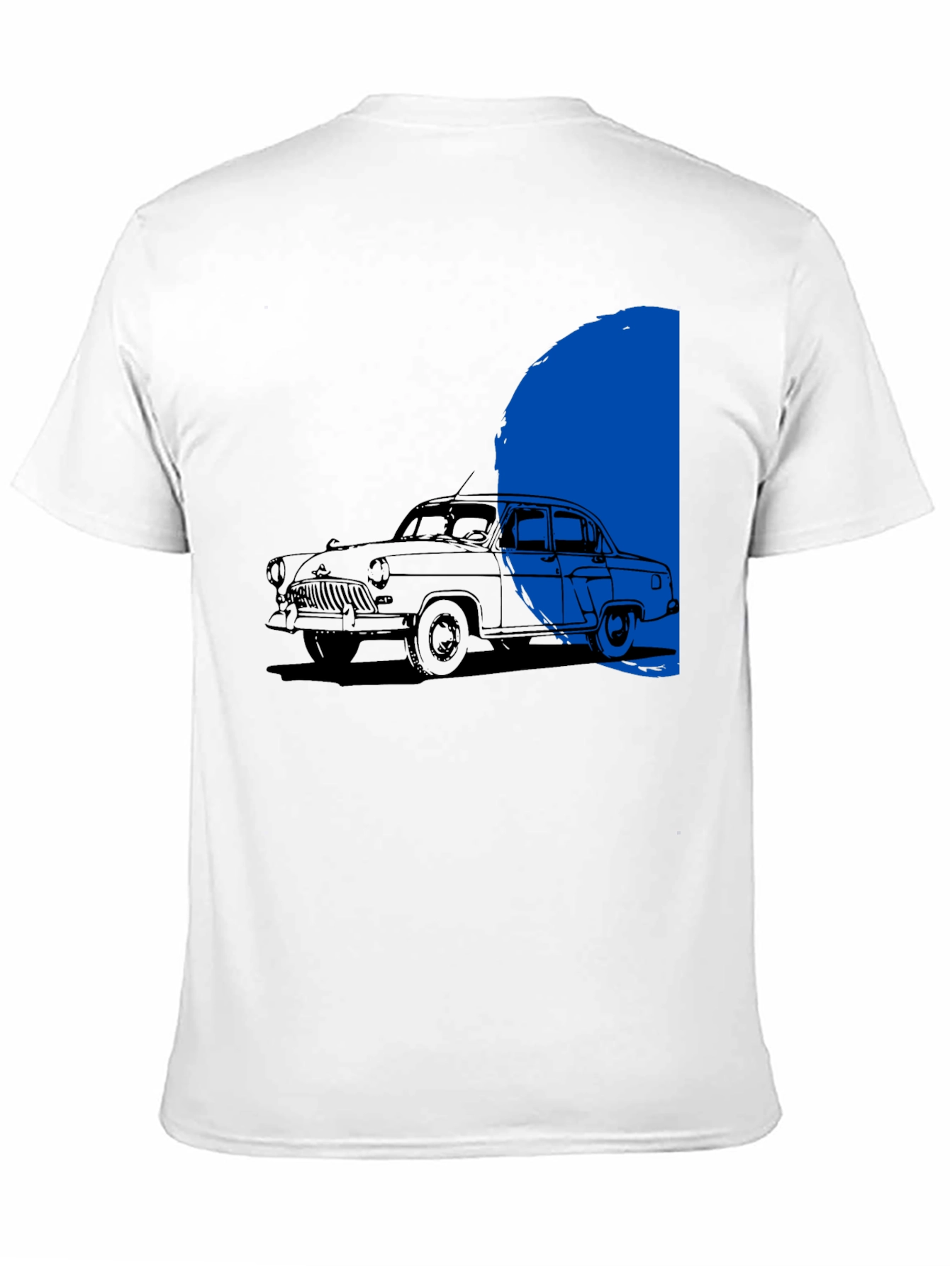 Black Classic Car T-Shirt - Retro Auto Design view 11