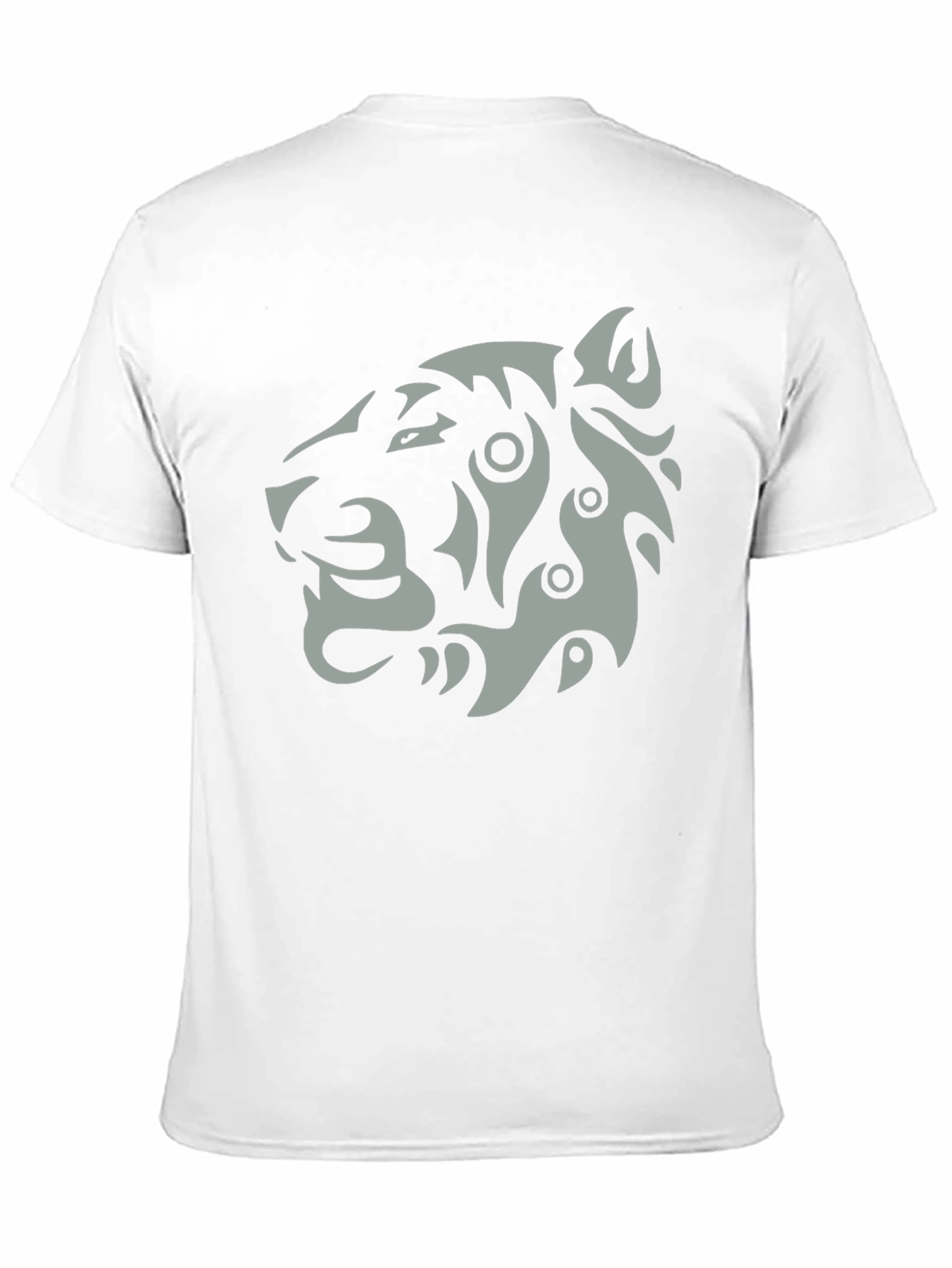 Black Tribal Tiger Graphic T-Shirt - Stylish Men's Tee view 11
