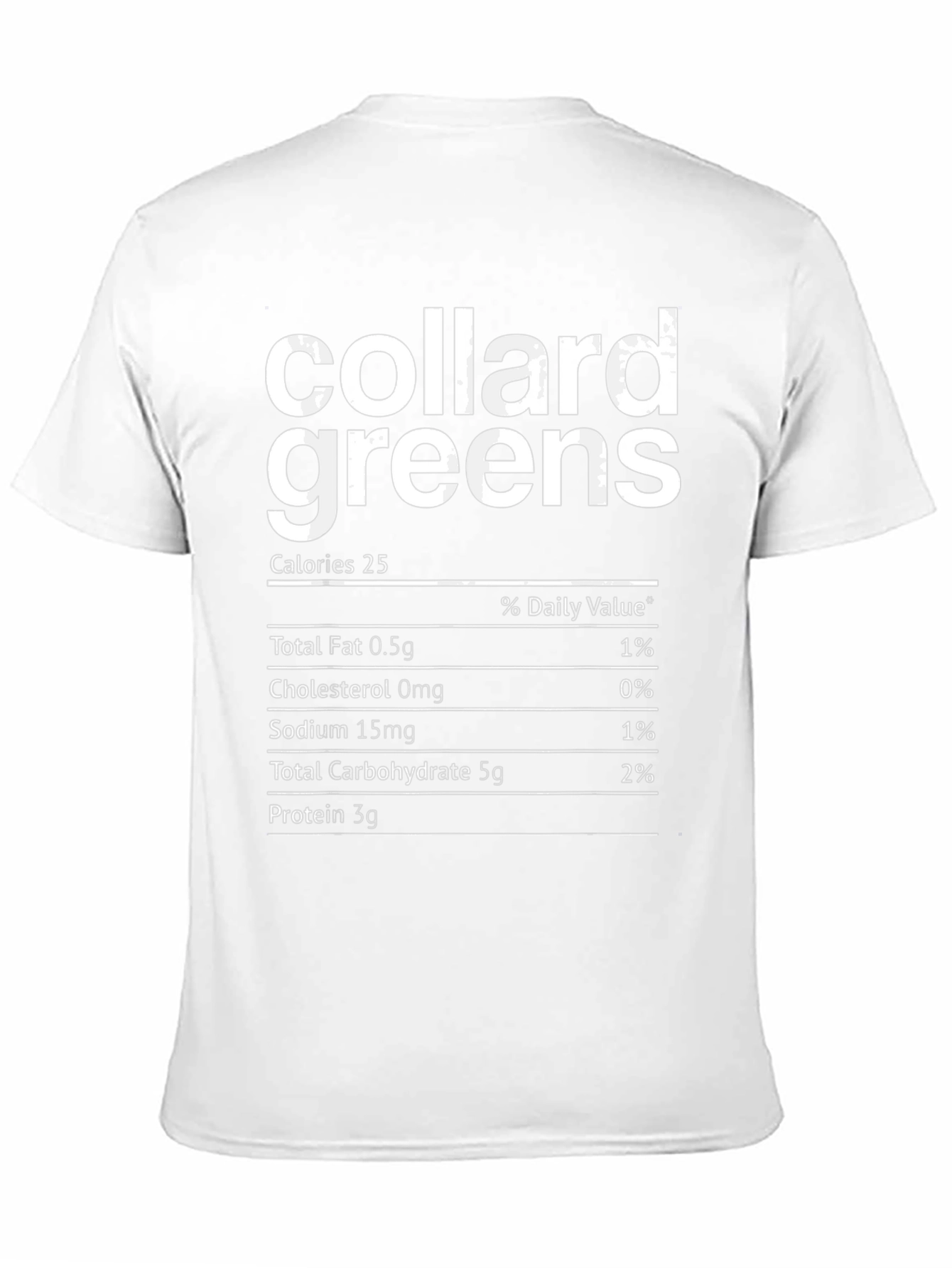 Collard Greens Nutrition Facts T-Shirt - 11