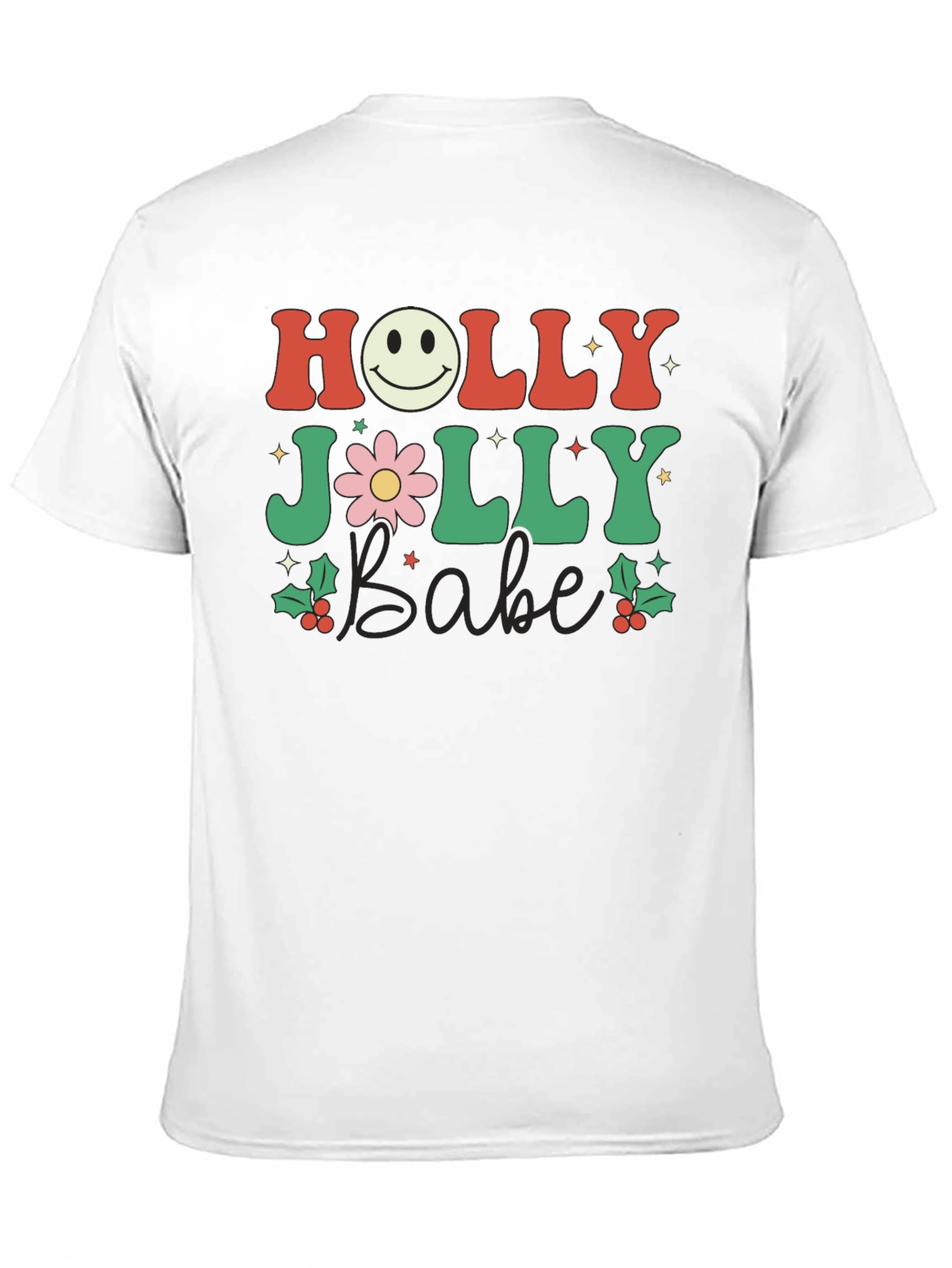 Holly Jolly Babe Retro Graphic Tee - 11