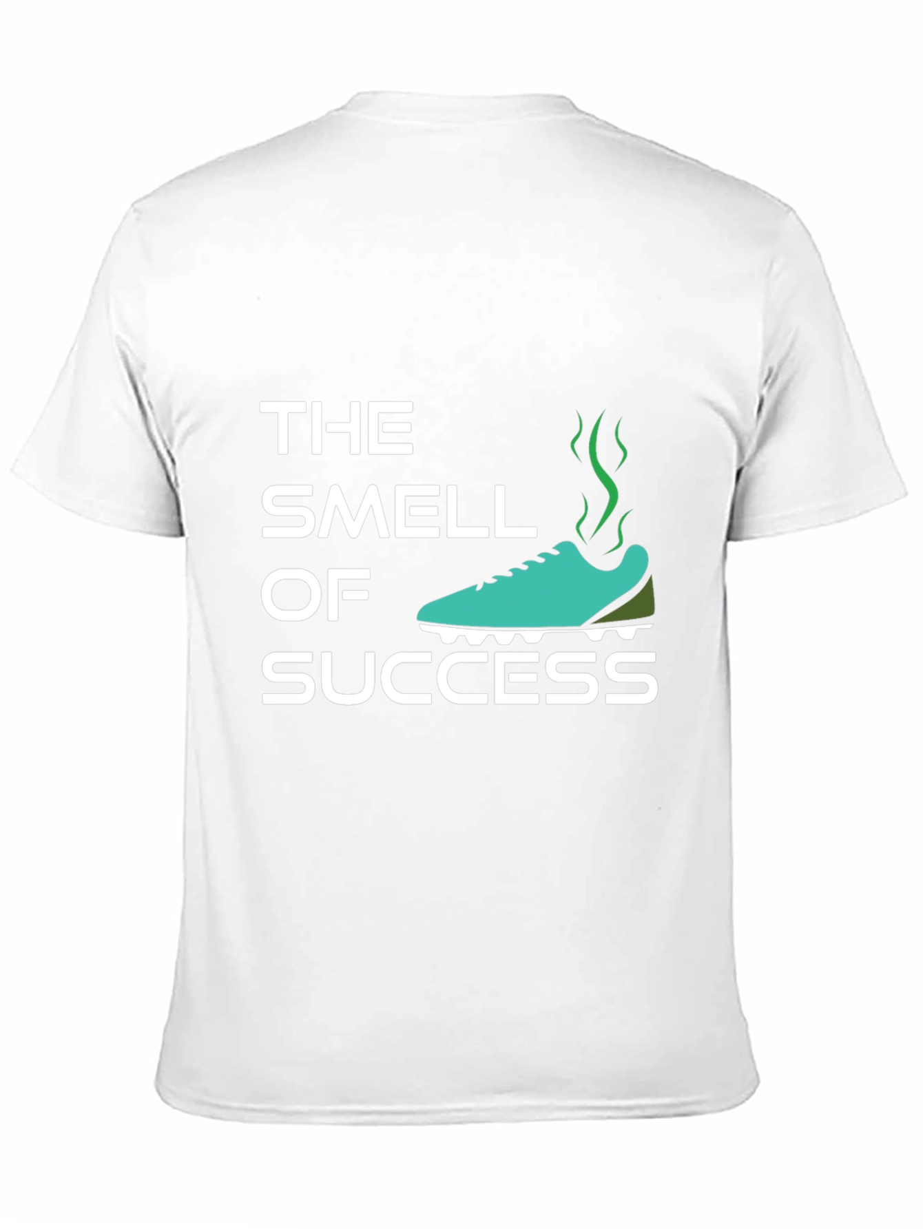 Black The Smell of Success T-Shirt - Humorous Athlete Shirt view 11