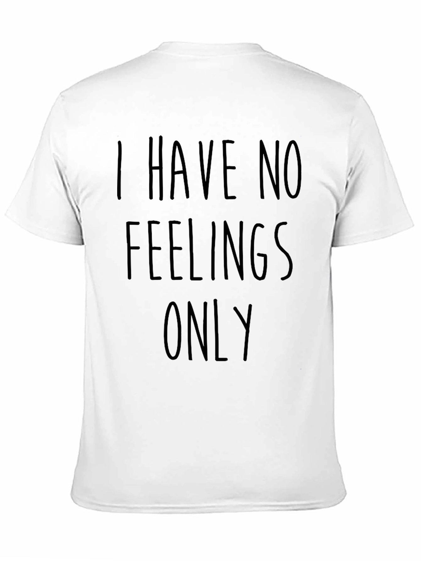 Black I Have No Feelings Only T-Shirt - Black view 11