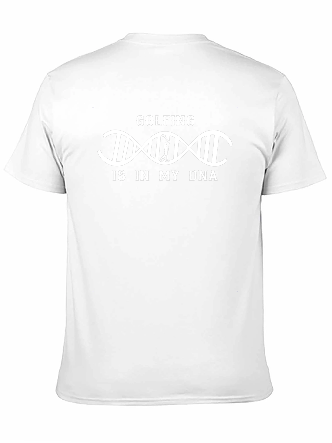Black Golfing DNA Graphic T-Shirt - Black view 11