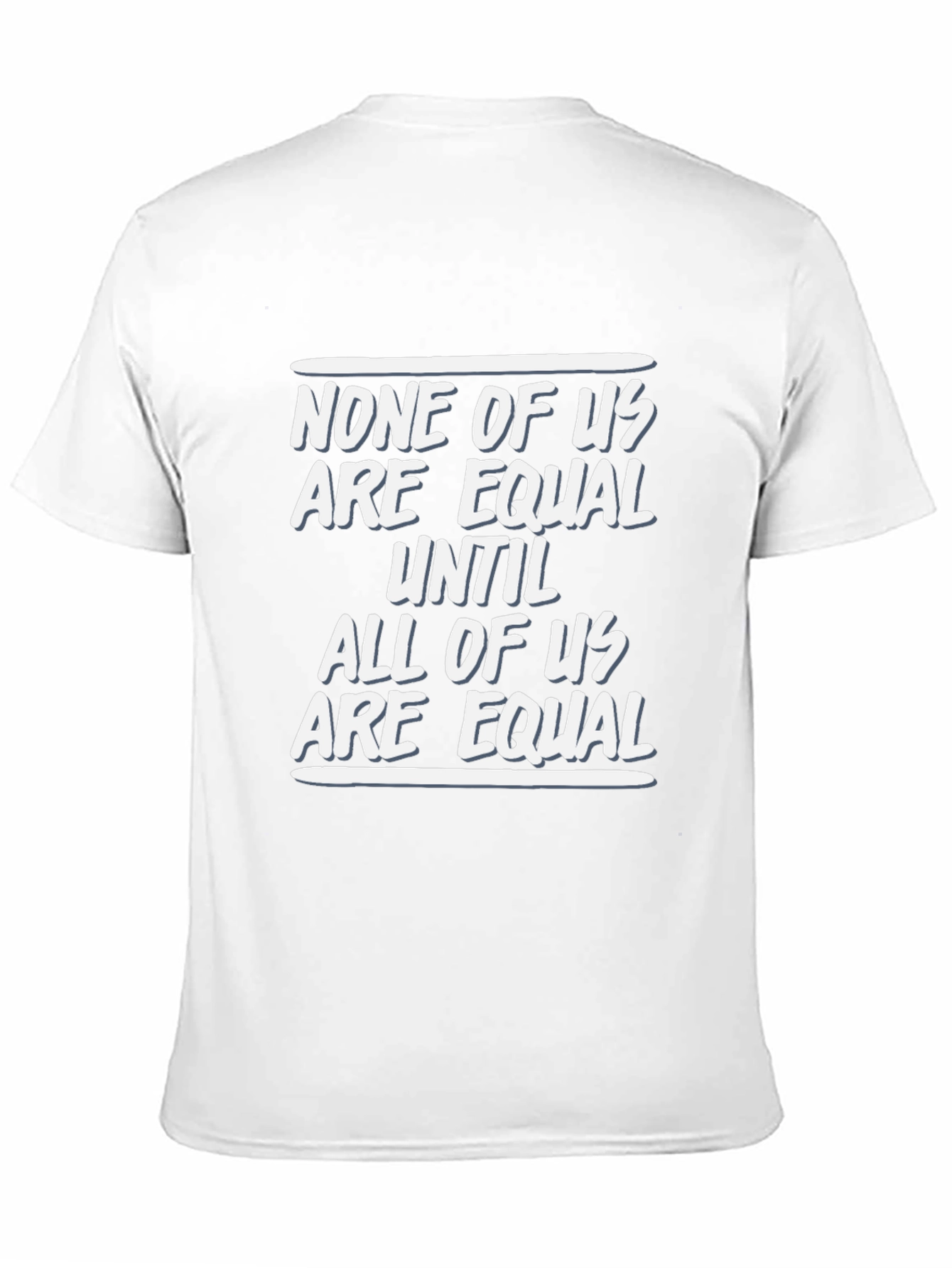 Black Equality Statement Black Graphic Tee view 11