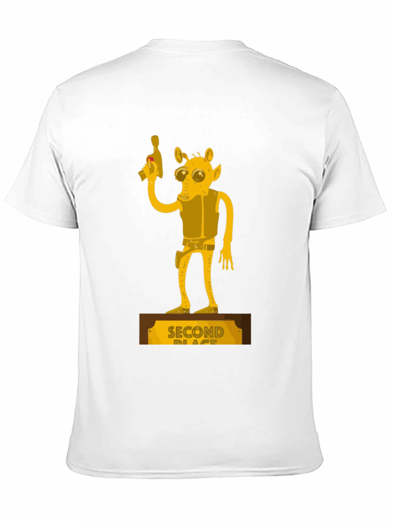 Black Second Place Alien Black Graphic Tee view 11