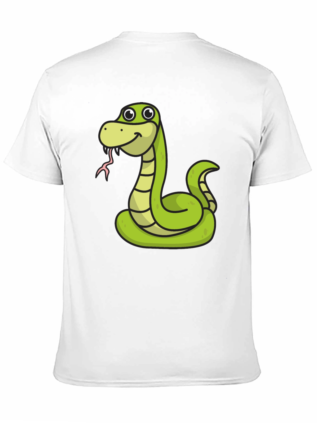 Black Snake Cartoon Graphic Tee view 11