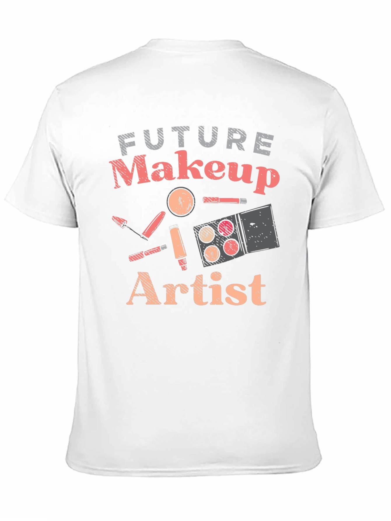 Black Future Makeup Artist T-Shirt - Stylish Gift for Aspiring MUA view 11