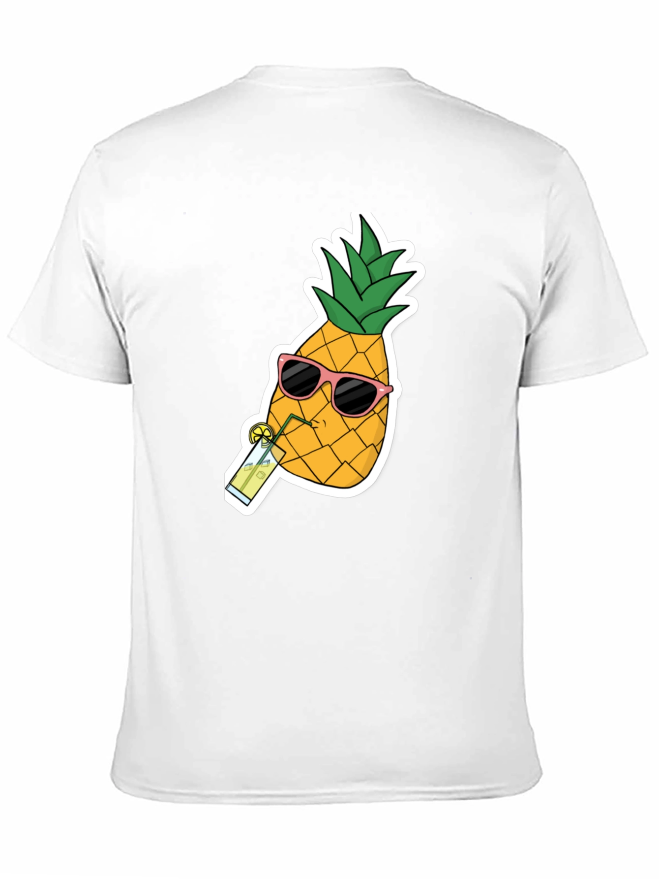 Black Pineapple Sunglasses T-Shirt - Cool Summer Tee view 11