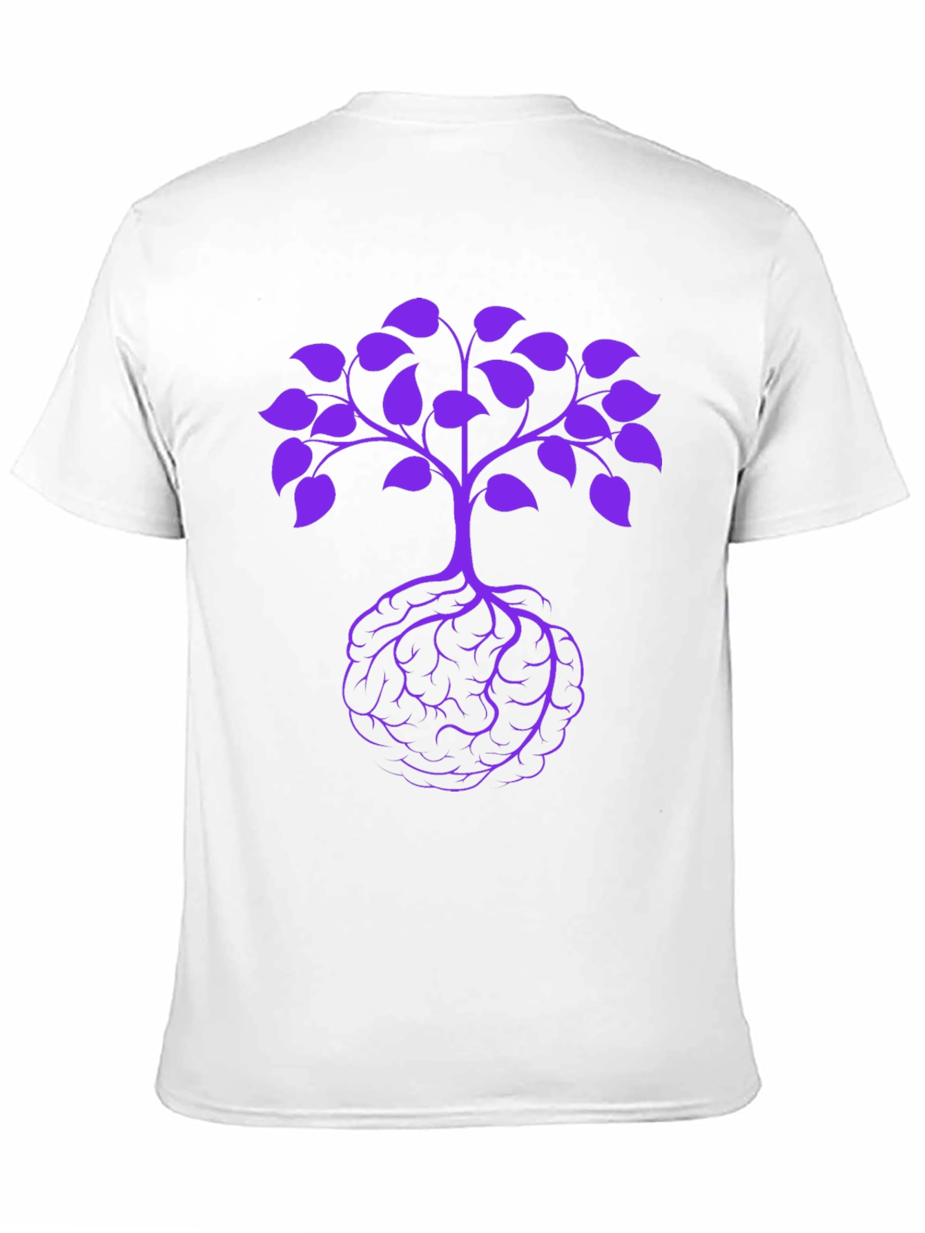 Black Brain Tree Graphic Tee - Unisex view 11