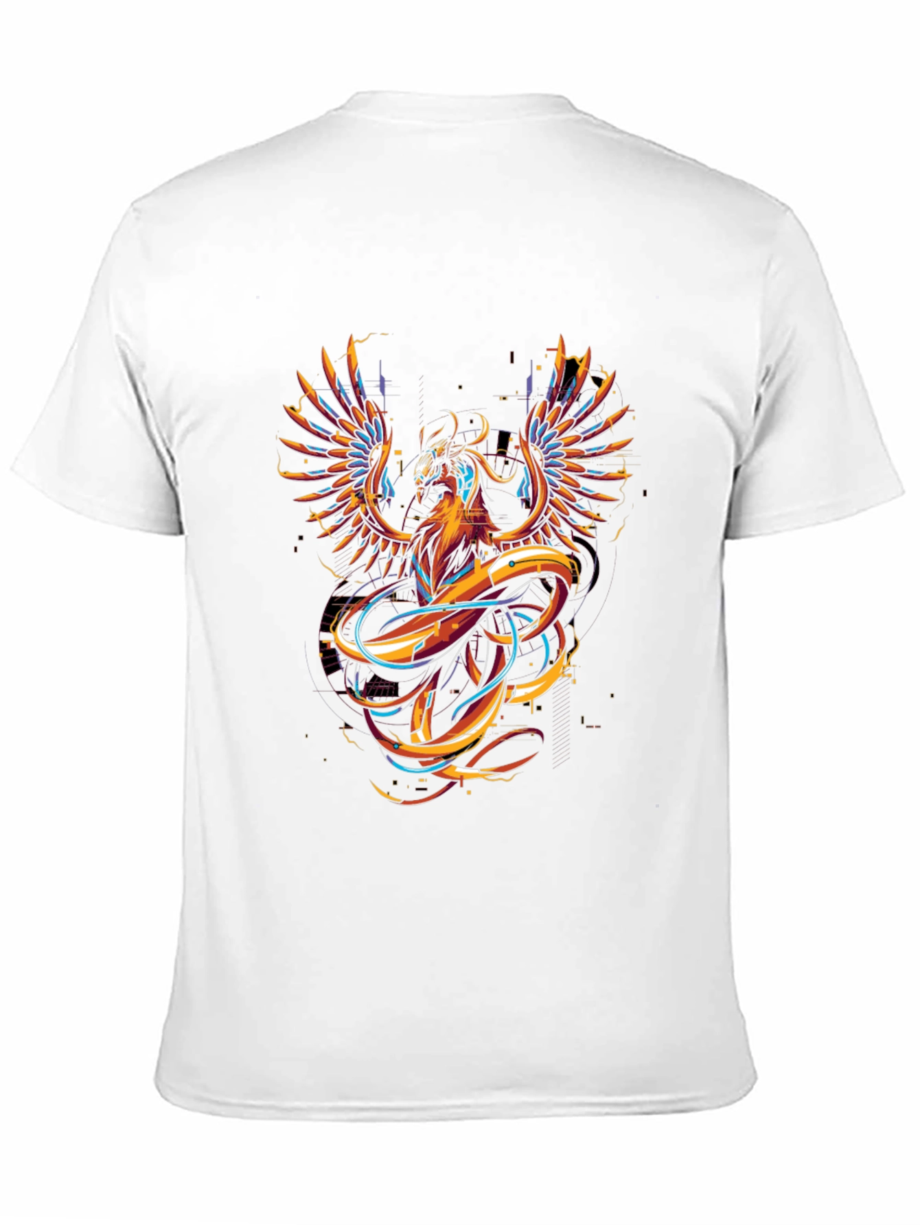 Black Phoenix Graphic Black T-Shirt view 11