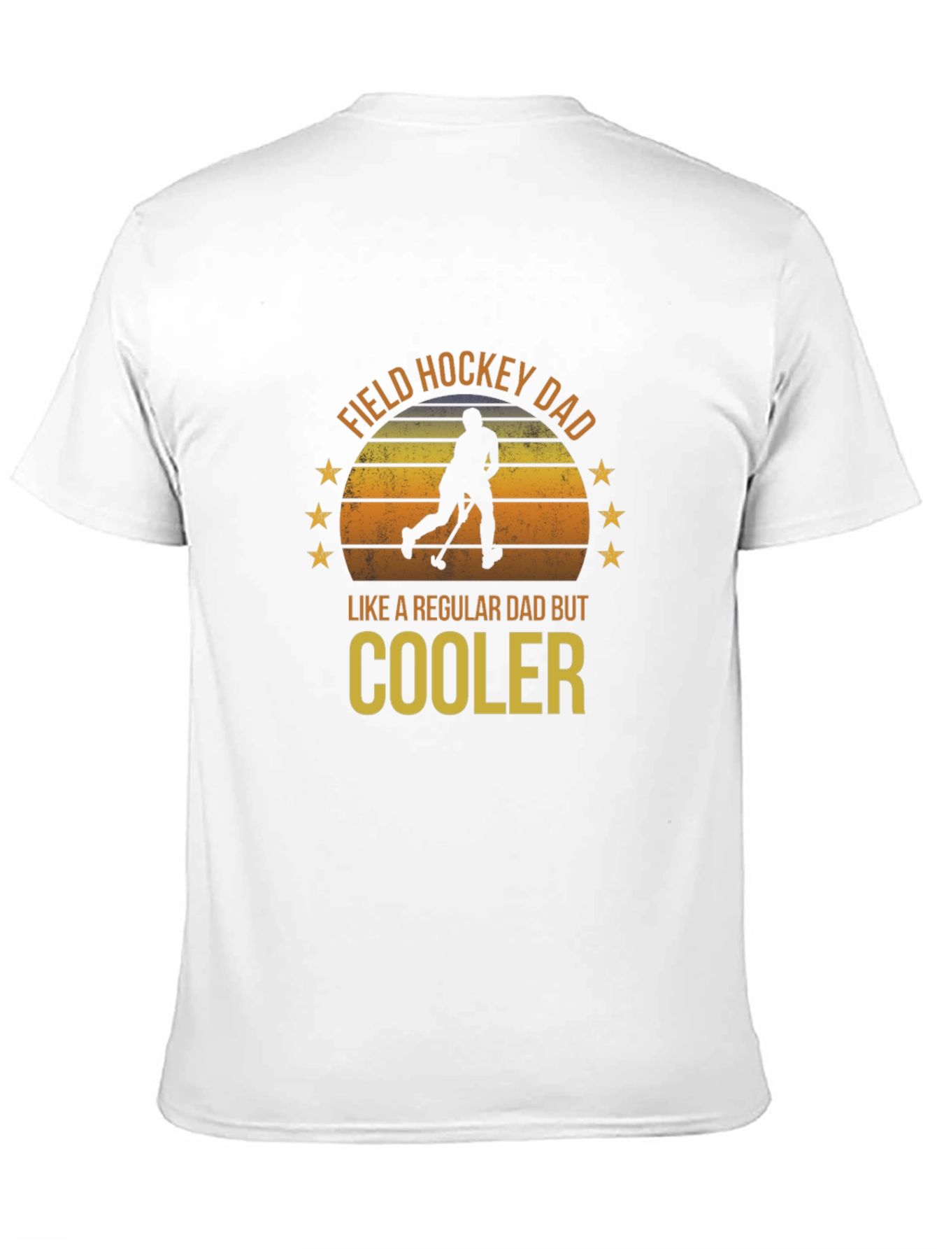 Black Field Hockey Dad T-Shirt - Cool Dad Edition view 11