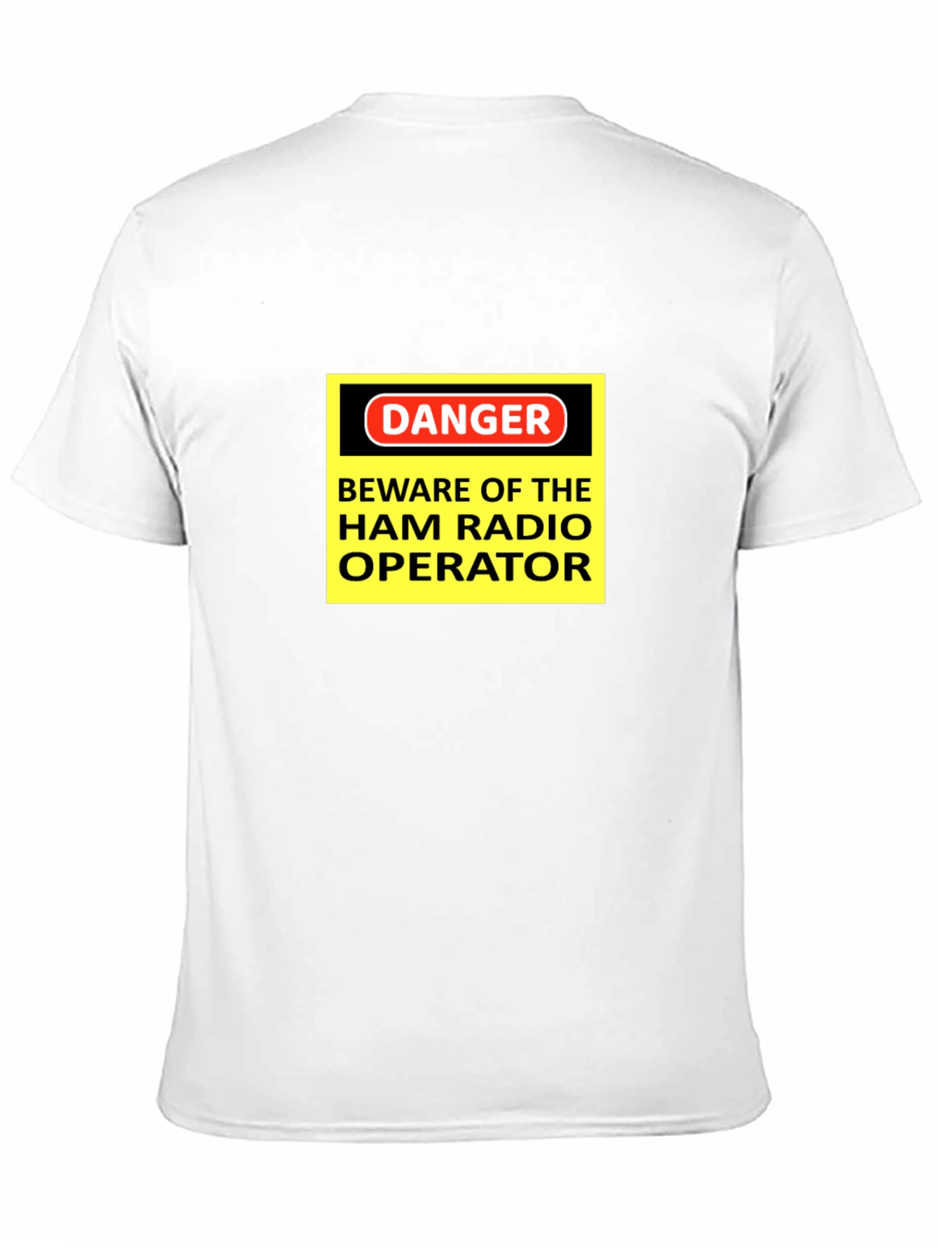Black Danger Ham Radio Operator Black T-Shirt view 11