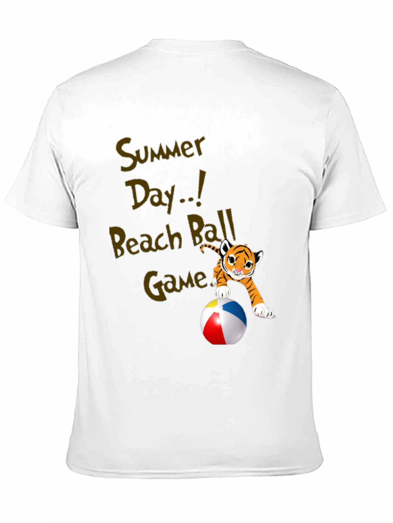 Summer Beach Ball Game T-Shirt - 11